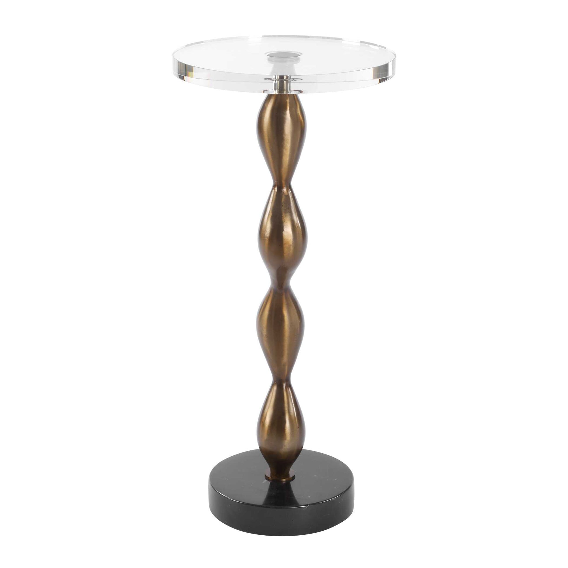 Uttermost Remolino Bronze Drink Table