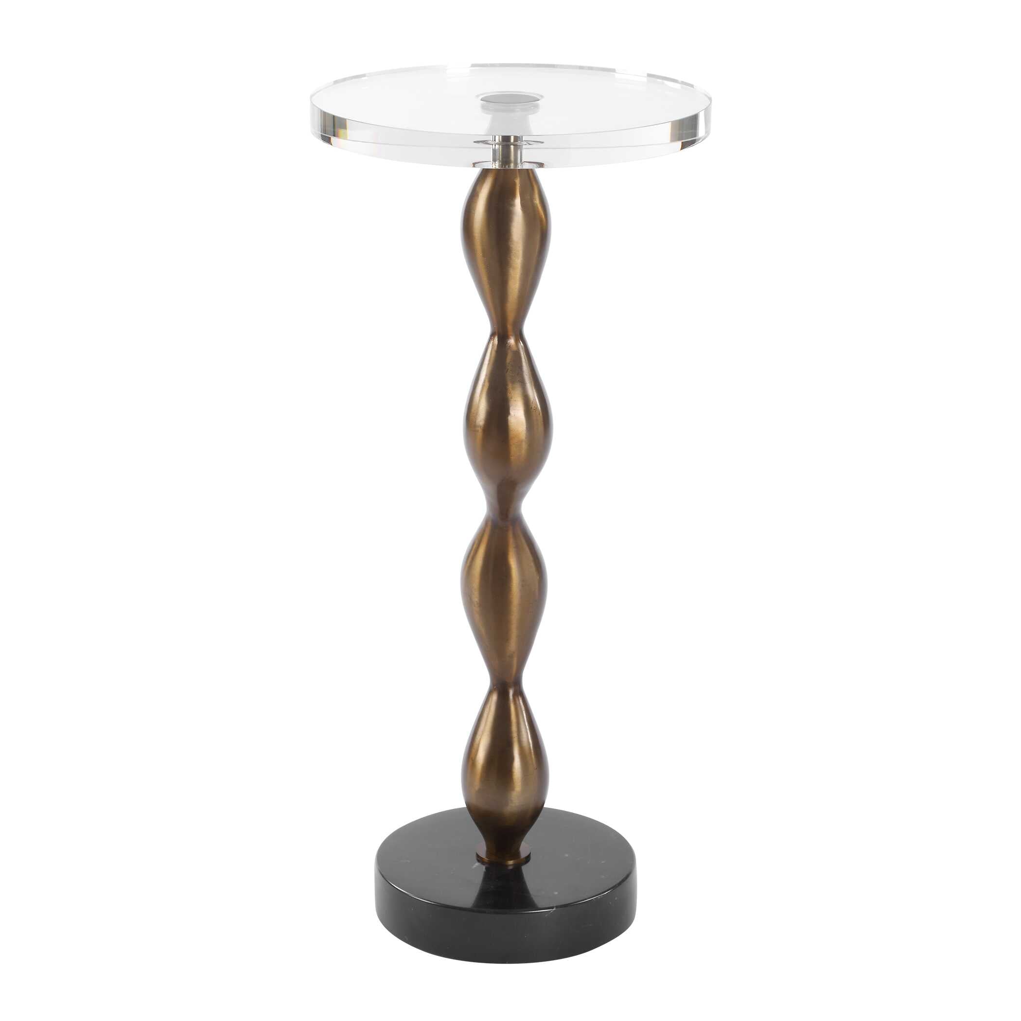 Uttermost Remolino Bronze Drink Table