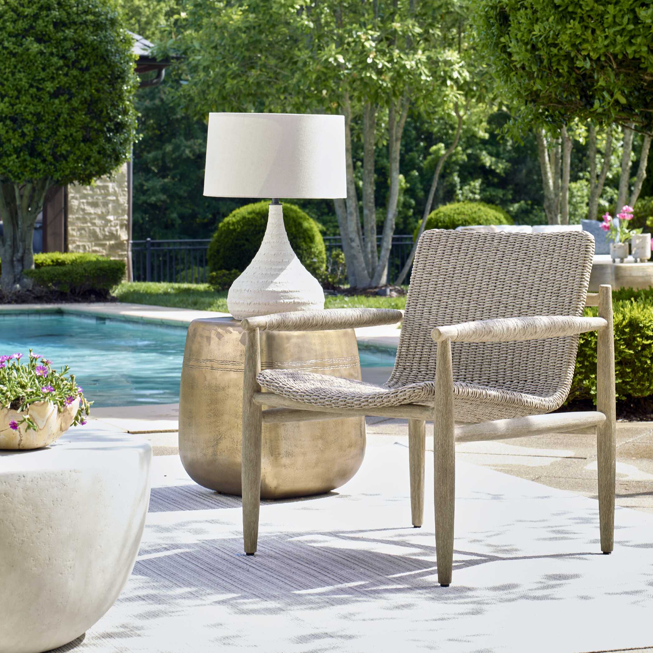 Uttermost Sumba Wicker Outdoor Lounge Chair