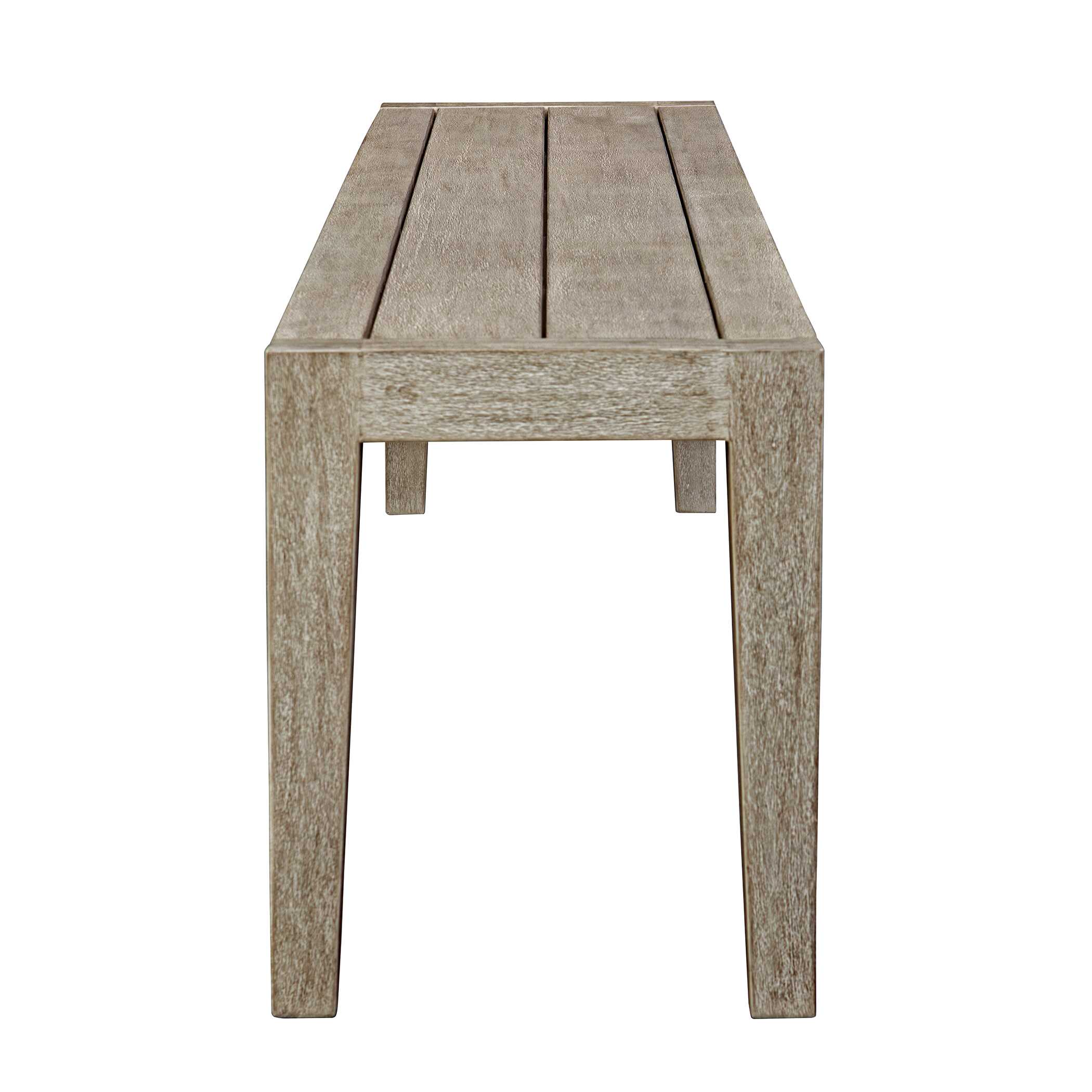 Uttermost Kirkham Wooden Outdoor Bench