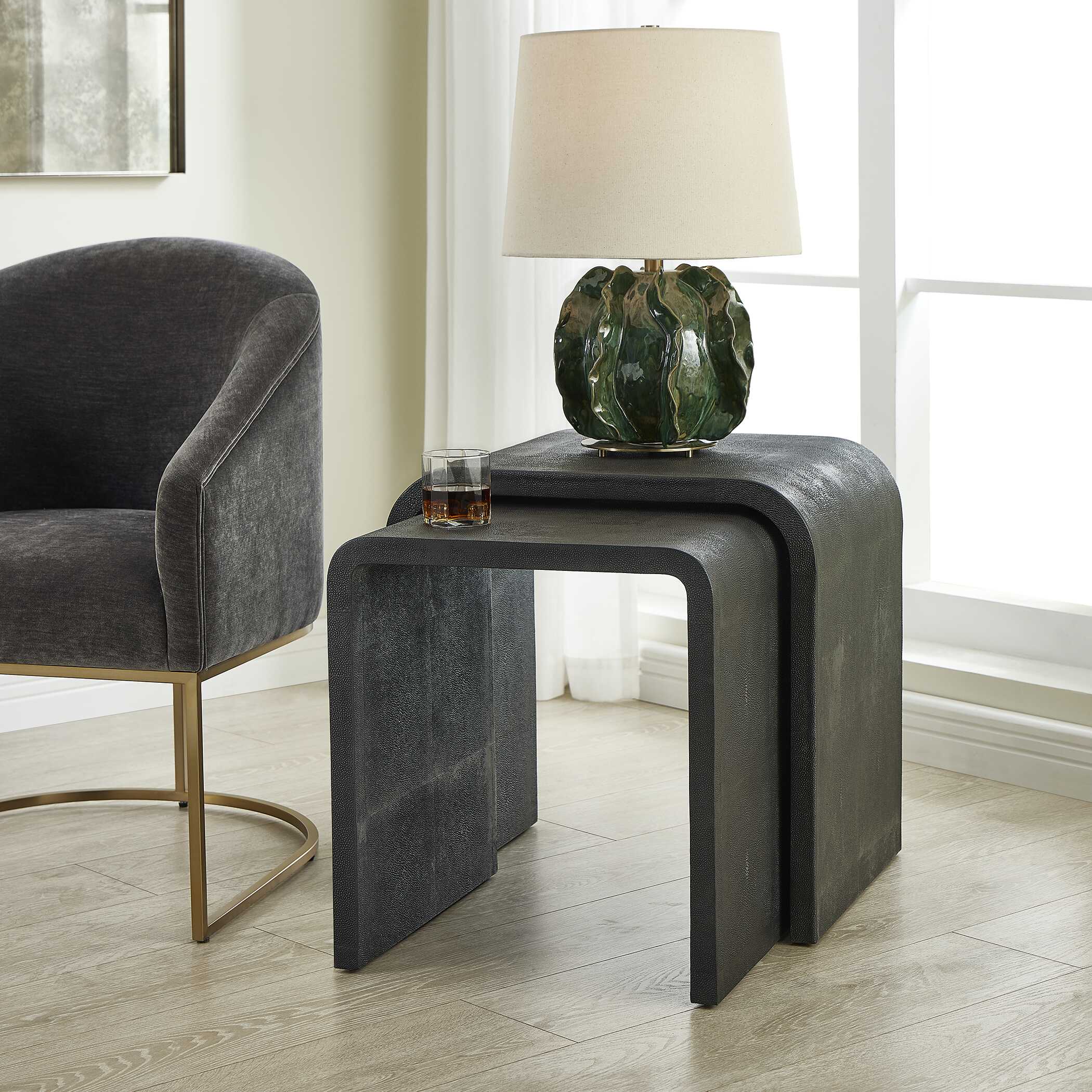 Uttermost Interpose Nesting Side Table Set/2