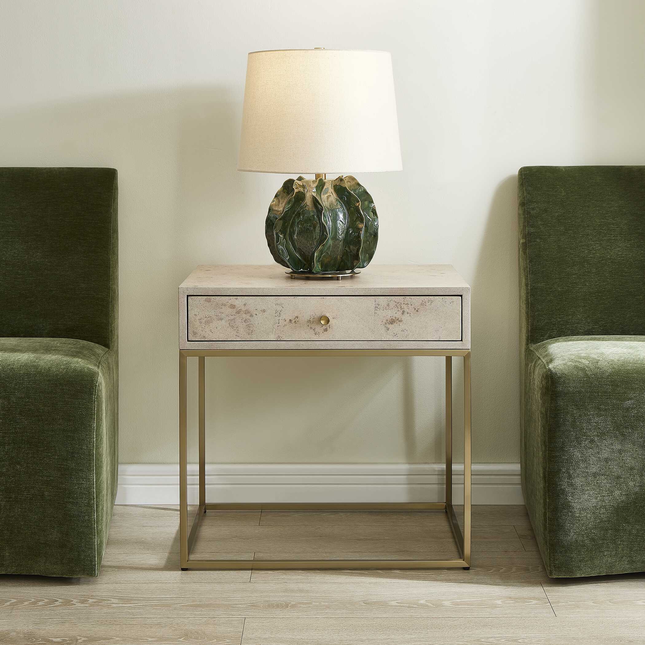 Uttermost Pembrook Light Washed Side Table
