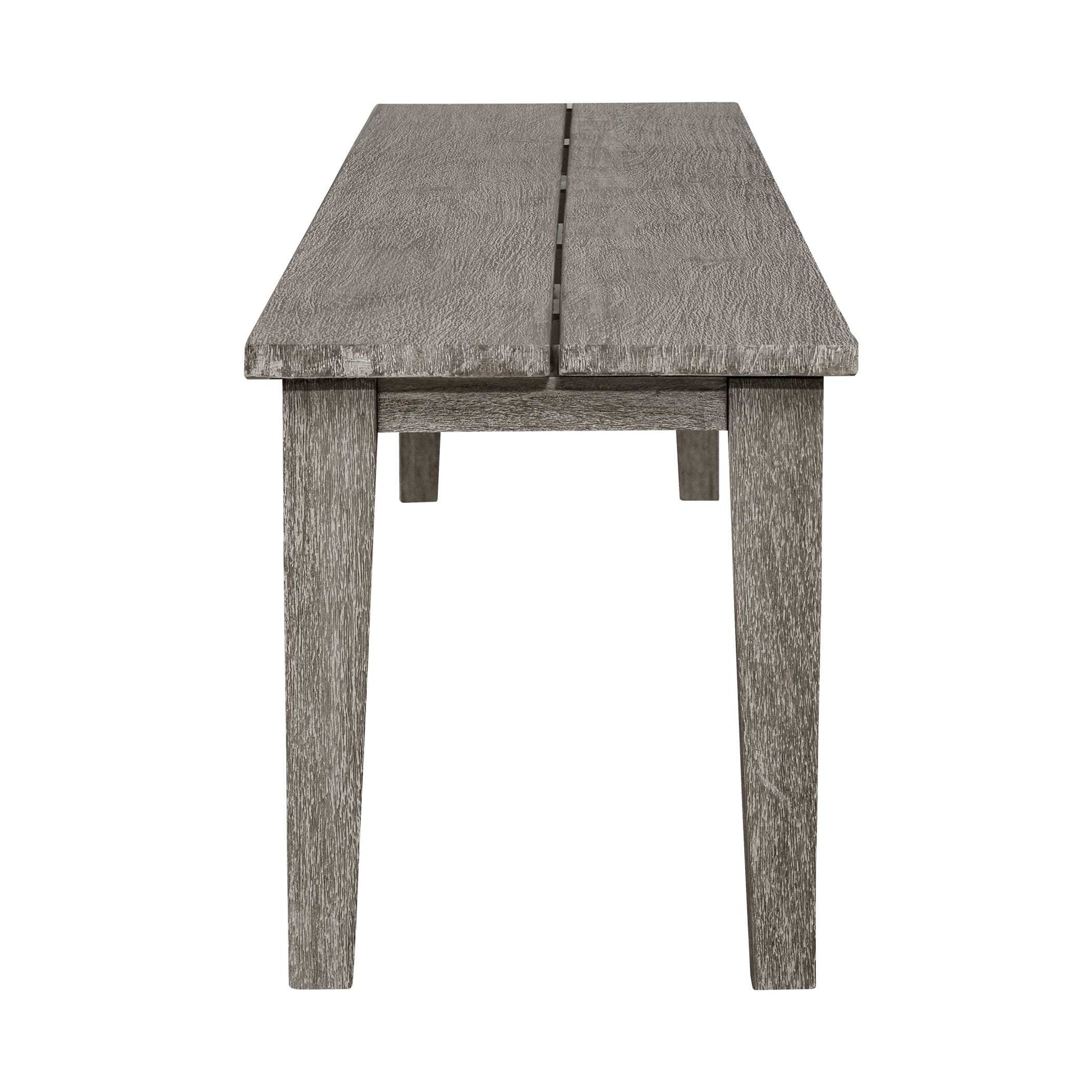 Uttermost Forsyth Dark Gray Outdoor Bench