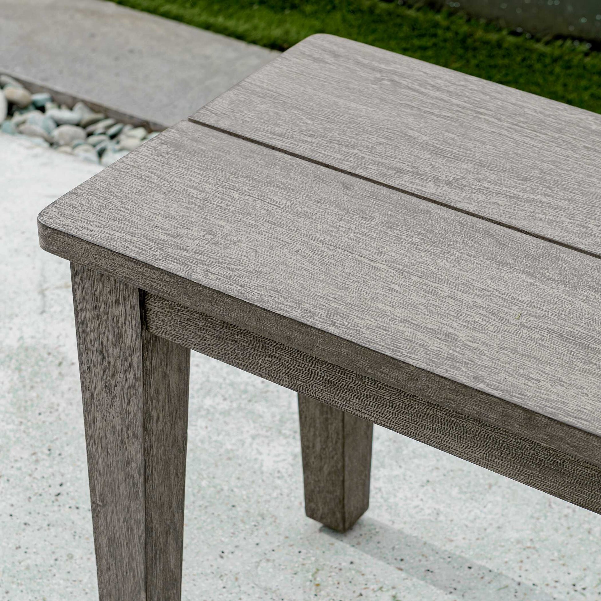Uttermost Forsyth Dark Gray Outdoor Bench