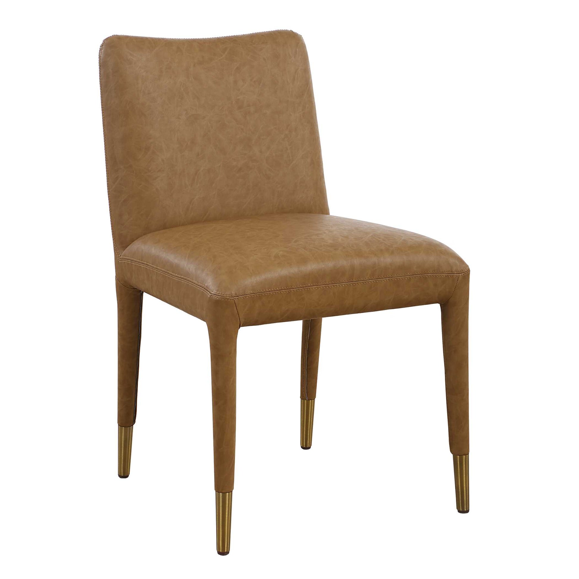 Uttermost Conifer Dining Chair Camel Set/2