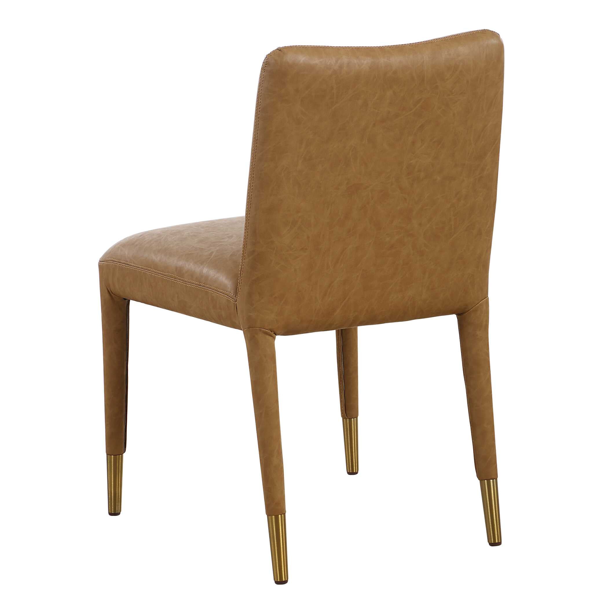 Uttermost Conifer Dining Chair Camel Set/2