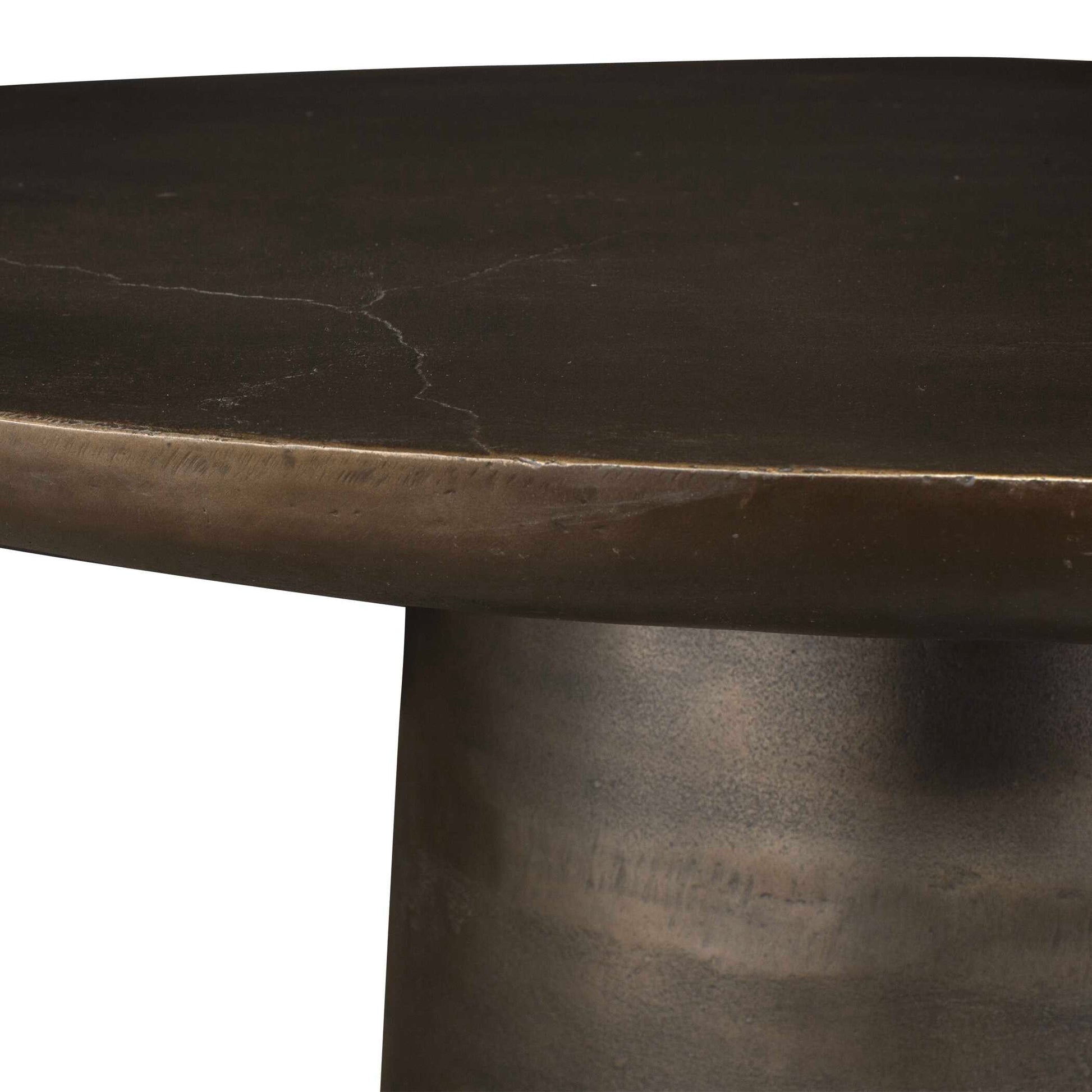 Uttermost Madrone Golden Dark Bronze Outdoor Dining Table