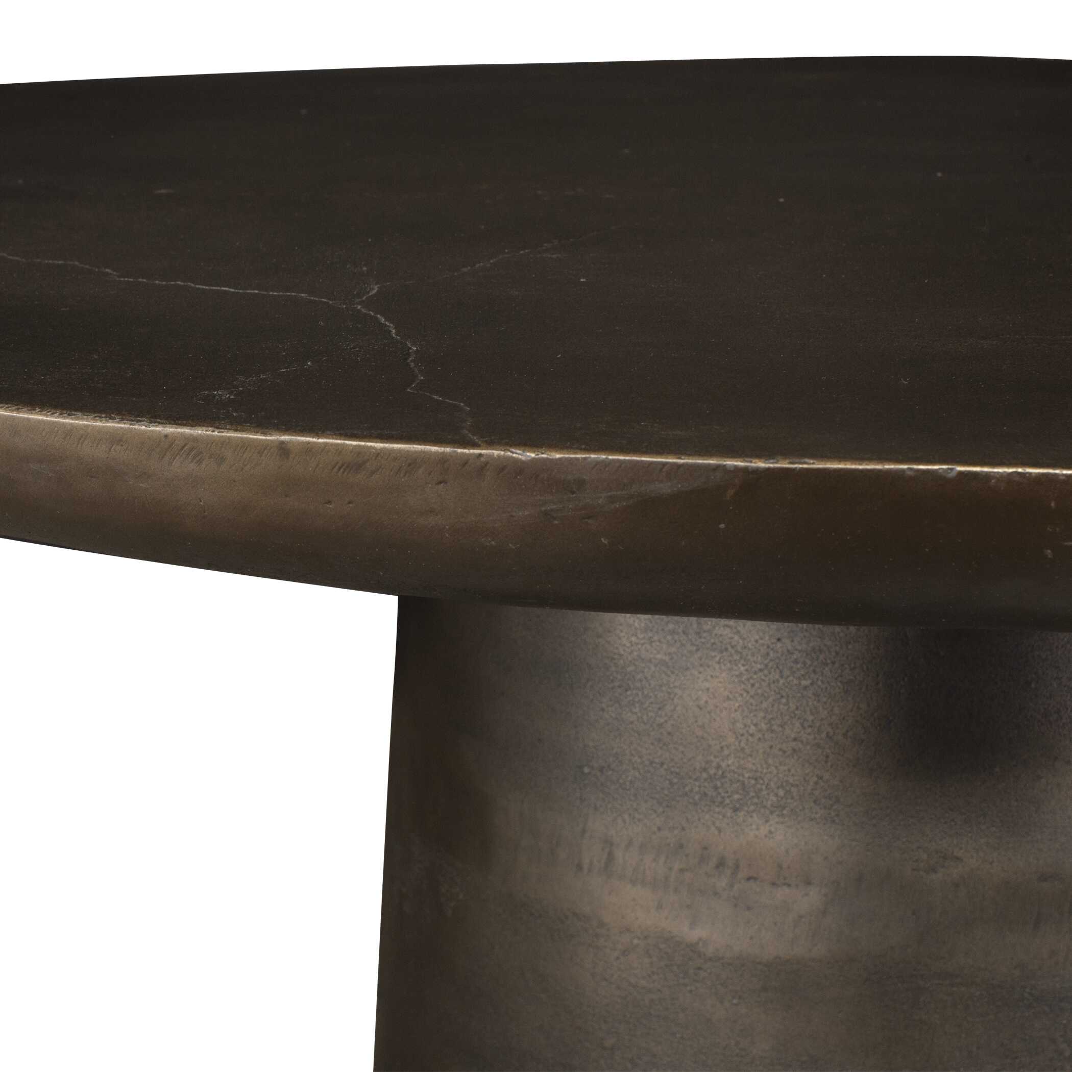 Uttermost Madrone Golden Dark Bronze Outdoor Dining Table