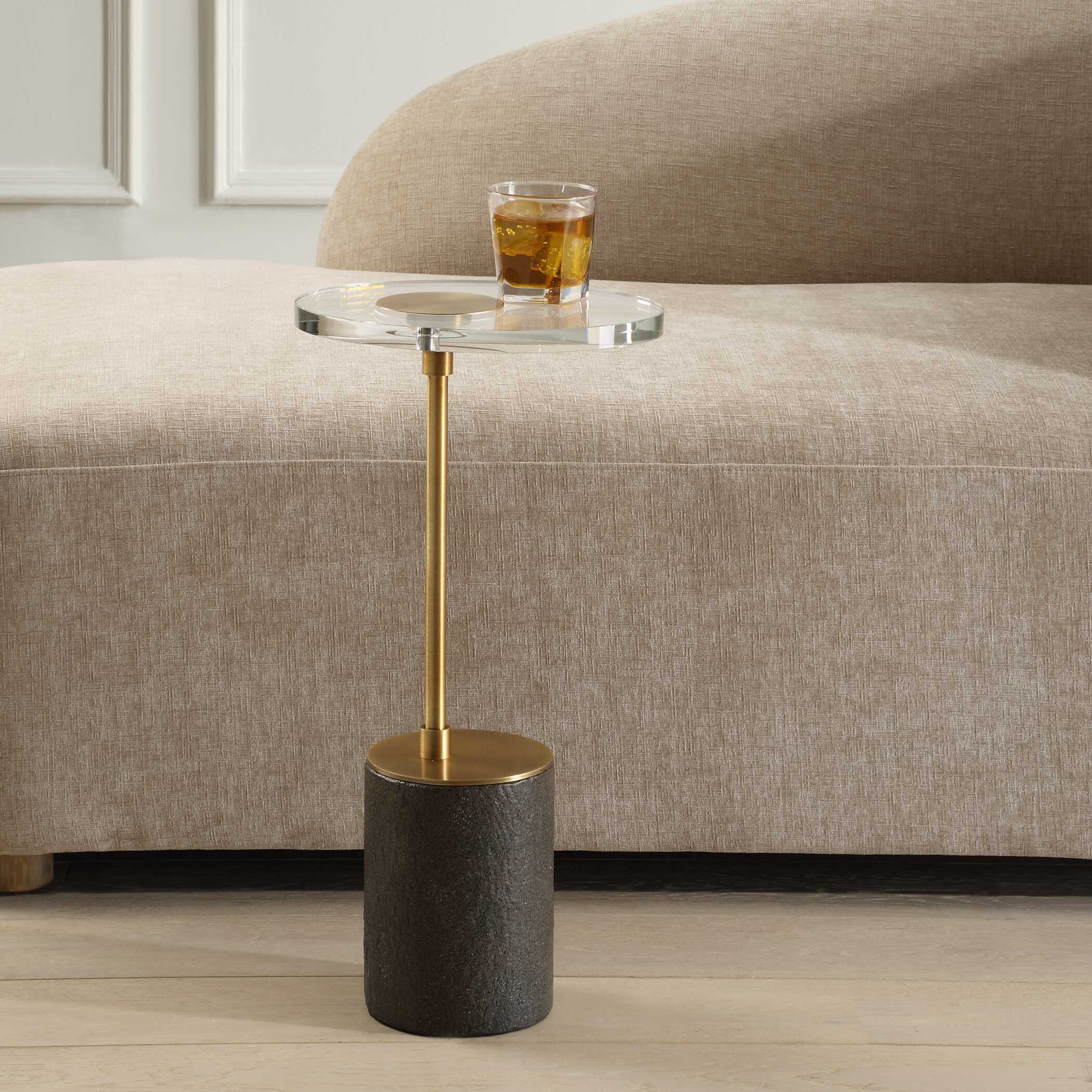 Uttermost Kaufman Crystal Accent Table
