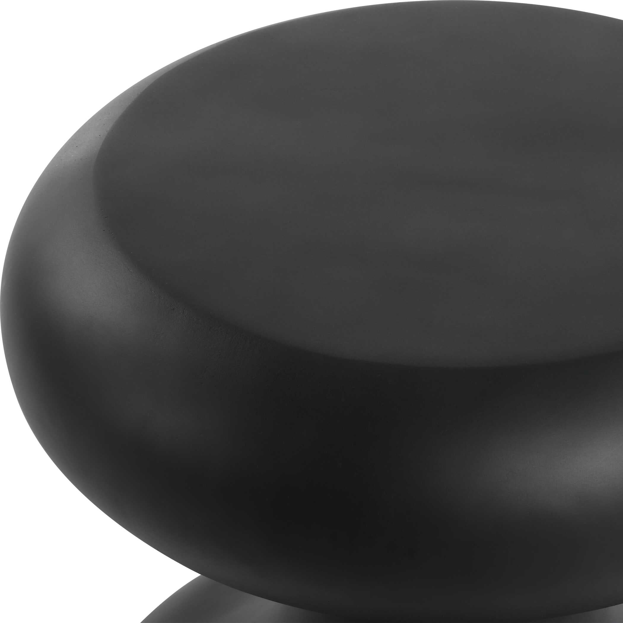 Uttermost Robles Black Outdoor Accent Table