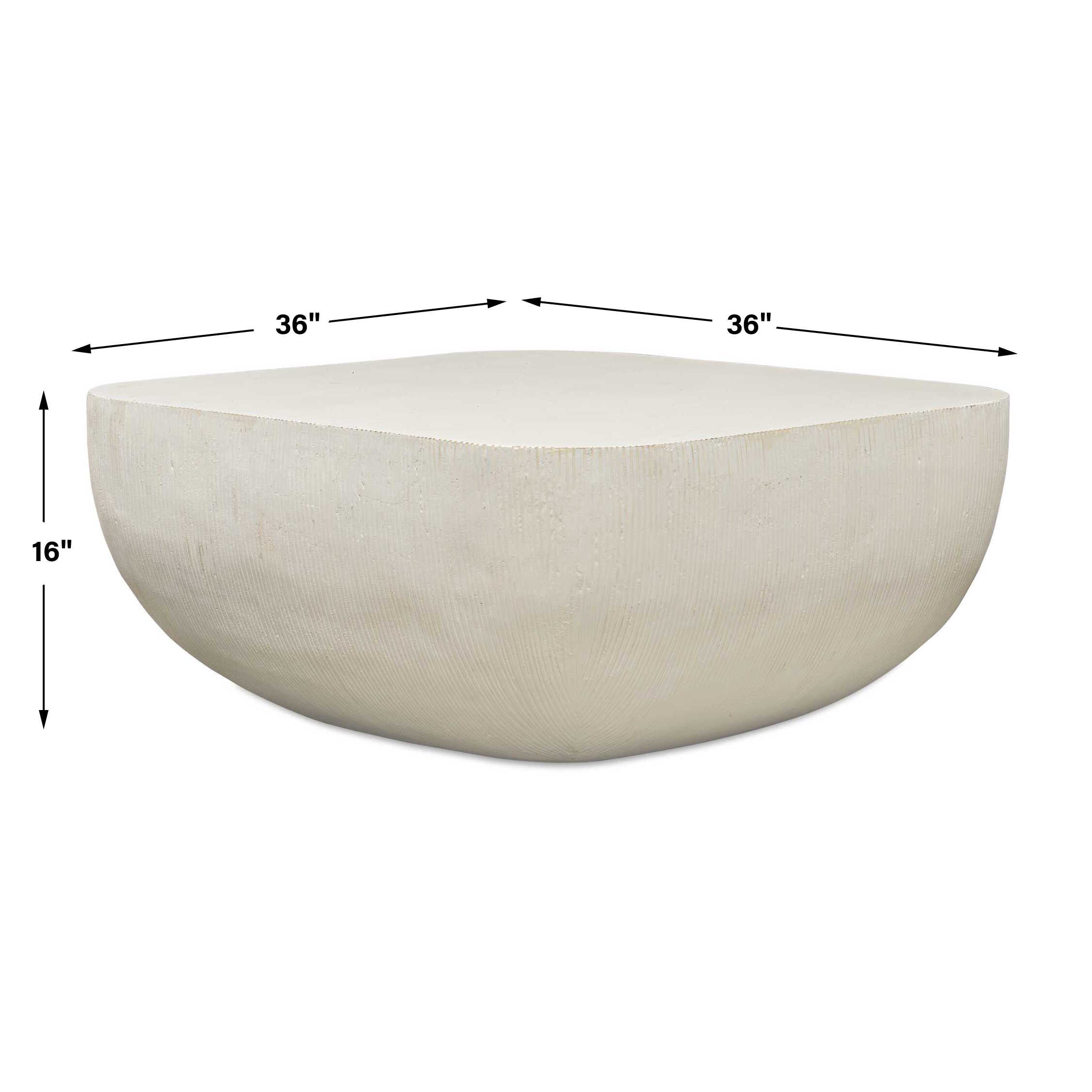 Uttermost Alma Concrete Outdoor Coffee Table
