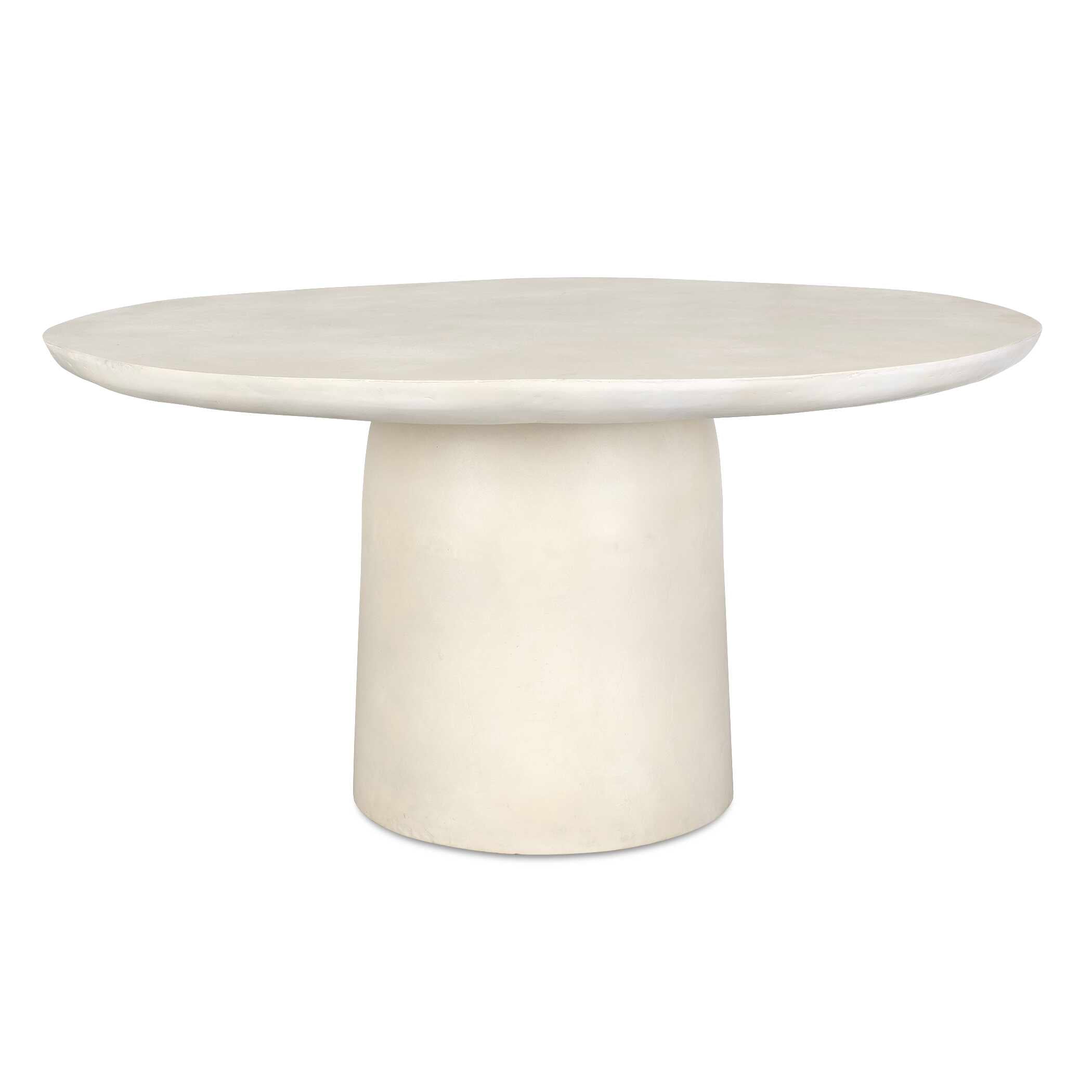 Uttermost Madrone Warm White Outdoor Dining Table