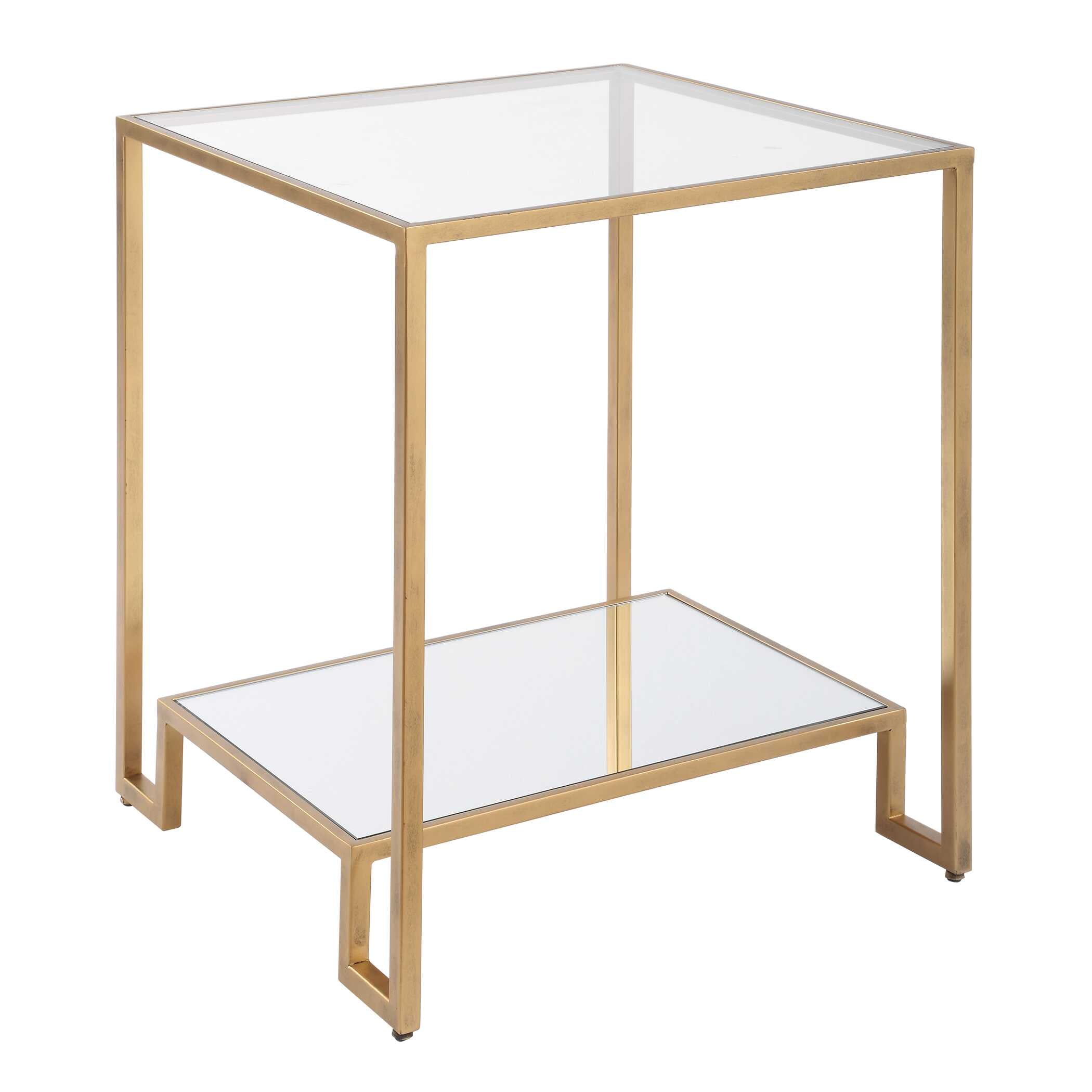 Radcliffe Antique Gold Iron End Table