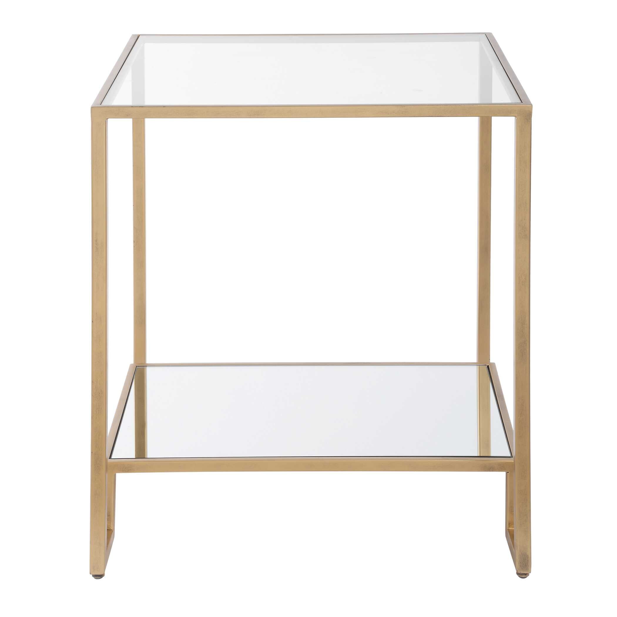 Radcliffe Antique Gold Iron End Table