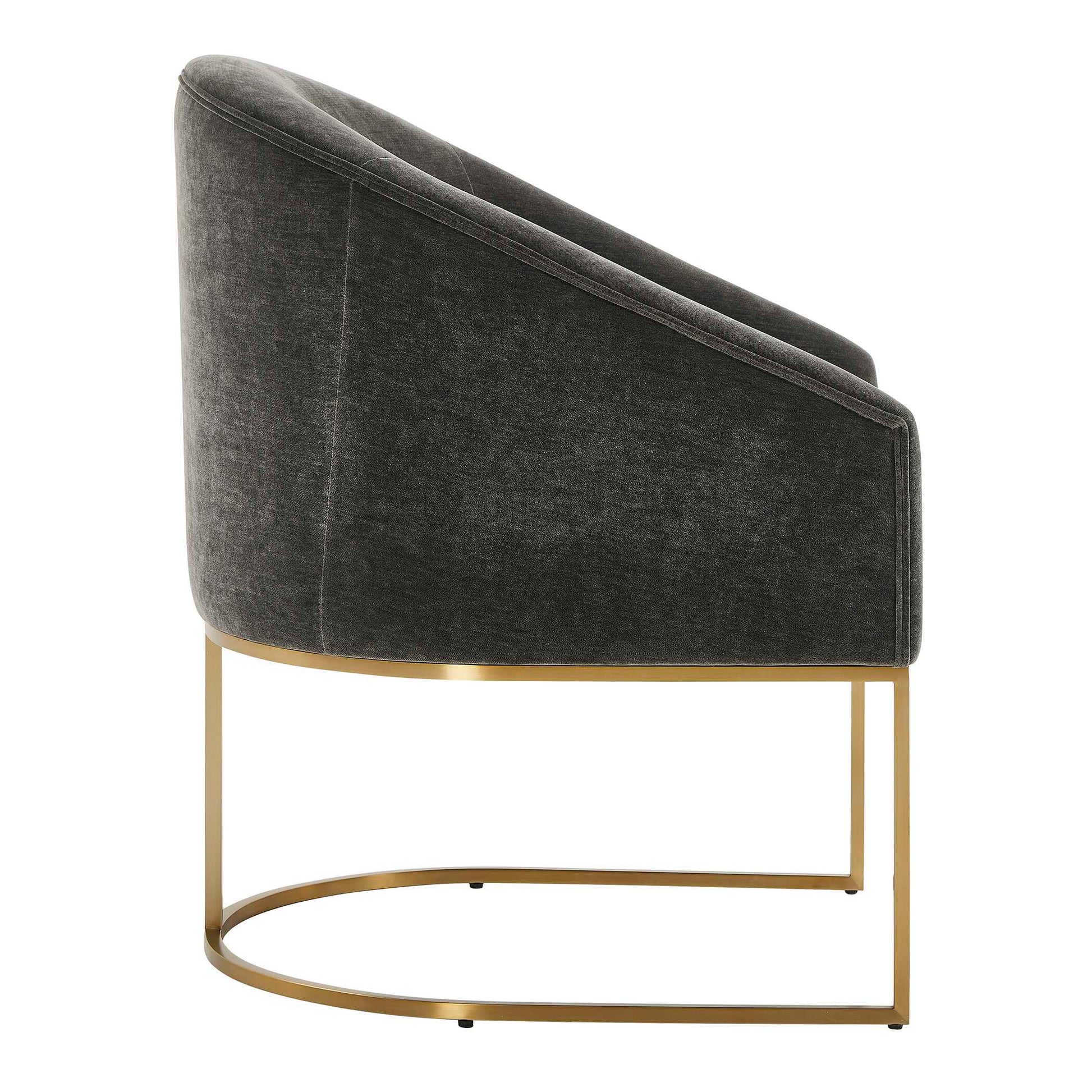 Uttermost Hanni Charcoal Dining Chair