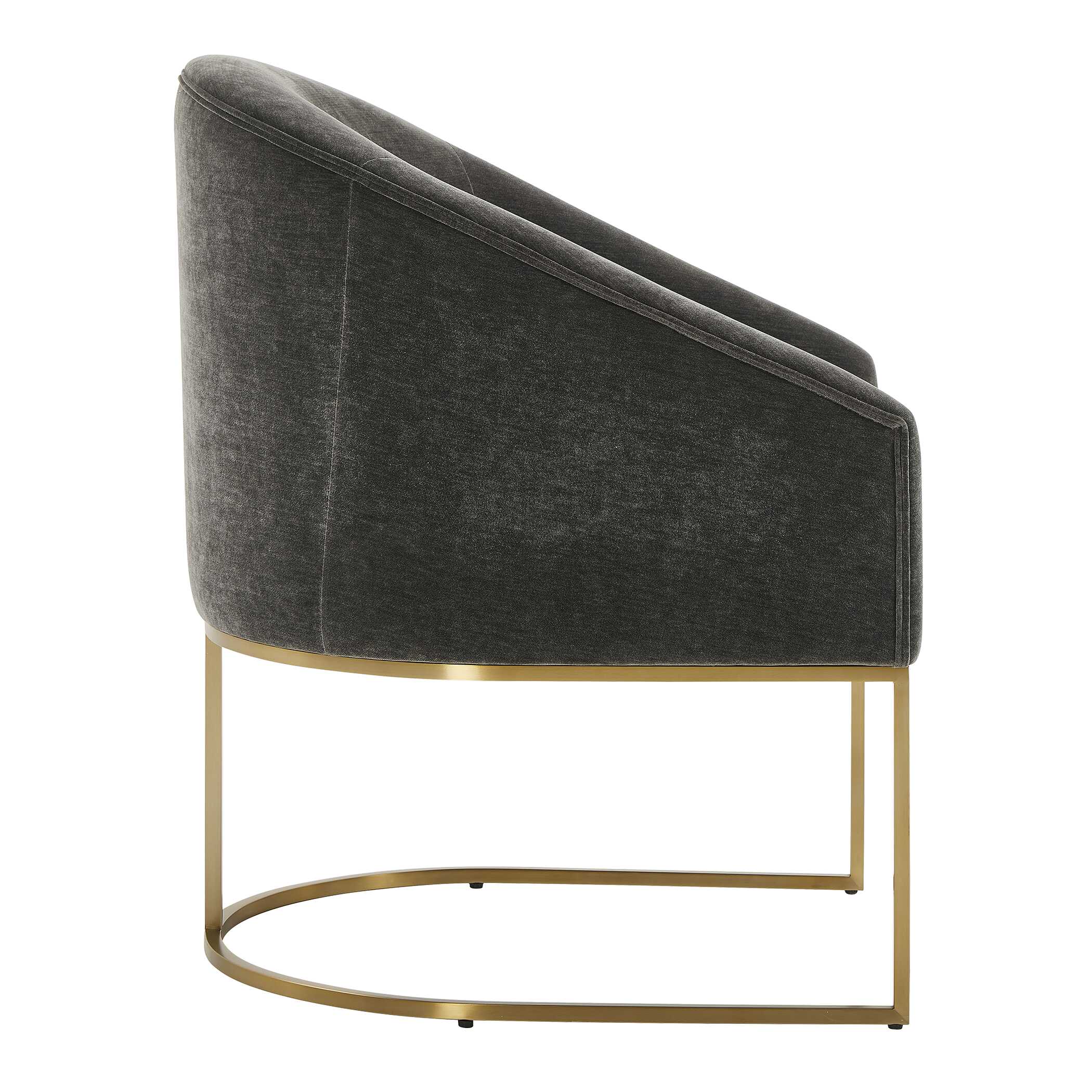 Uttermost Hanni Charcoal Dining Chair