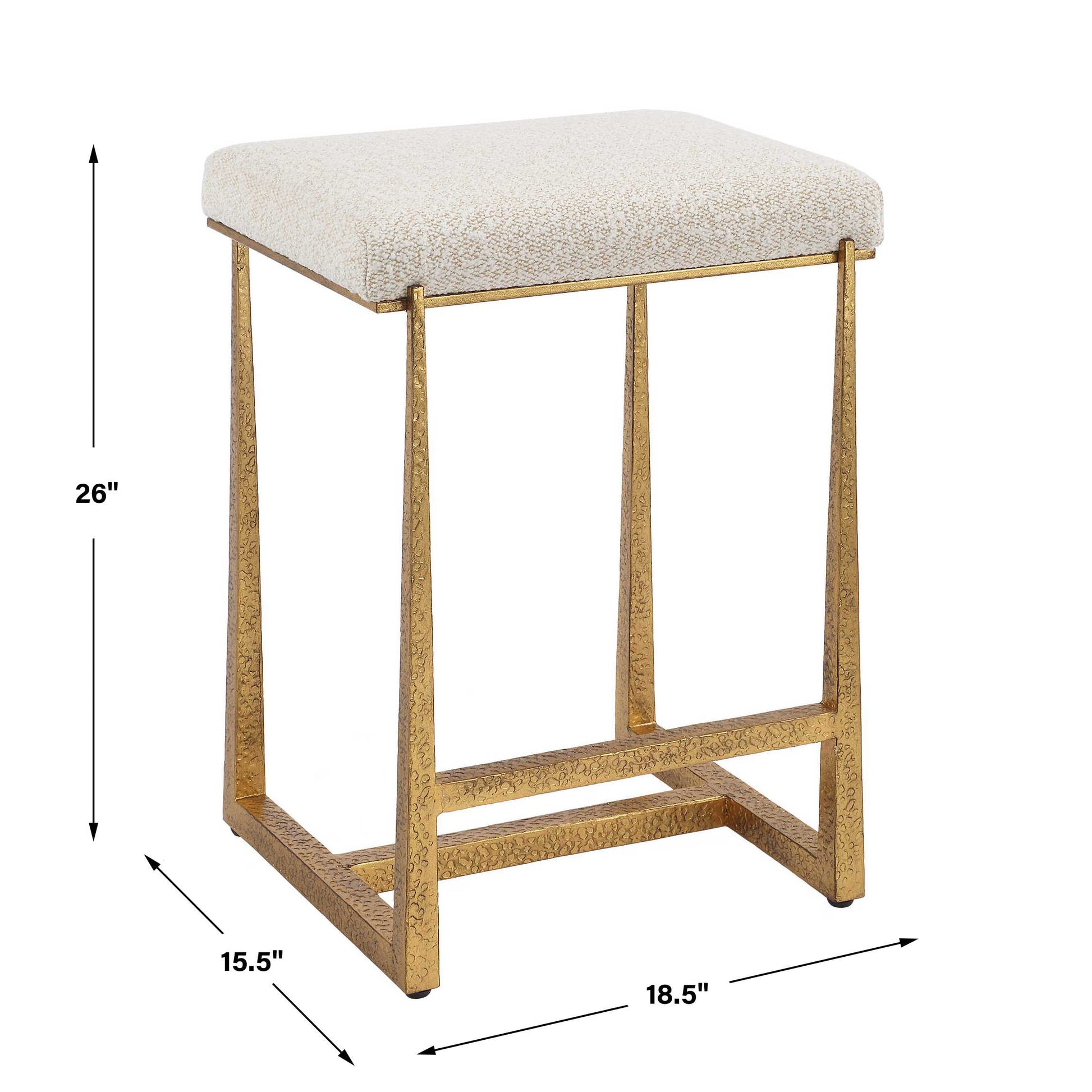 Uttermost Midas Gold Counter Stool