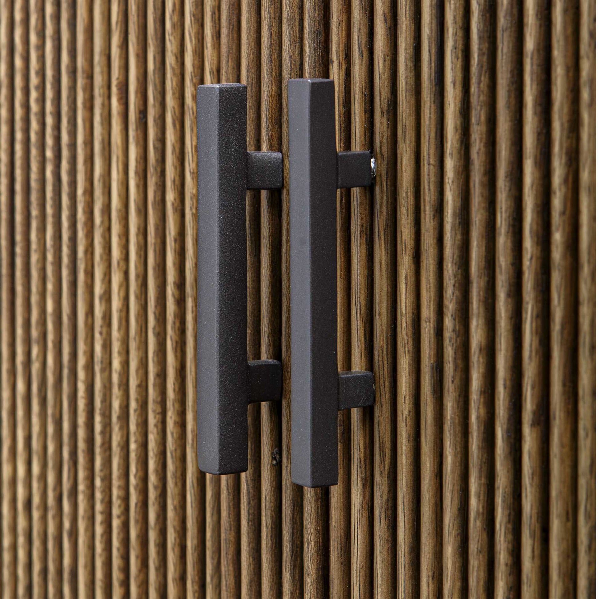 Uttermost Pinstripe Tambour 2 Door Cabinet