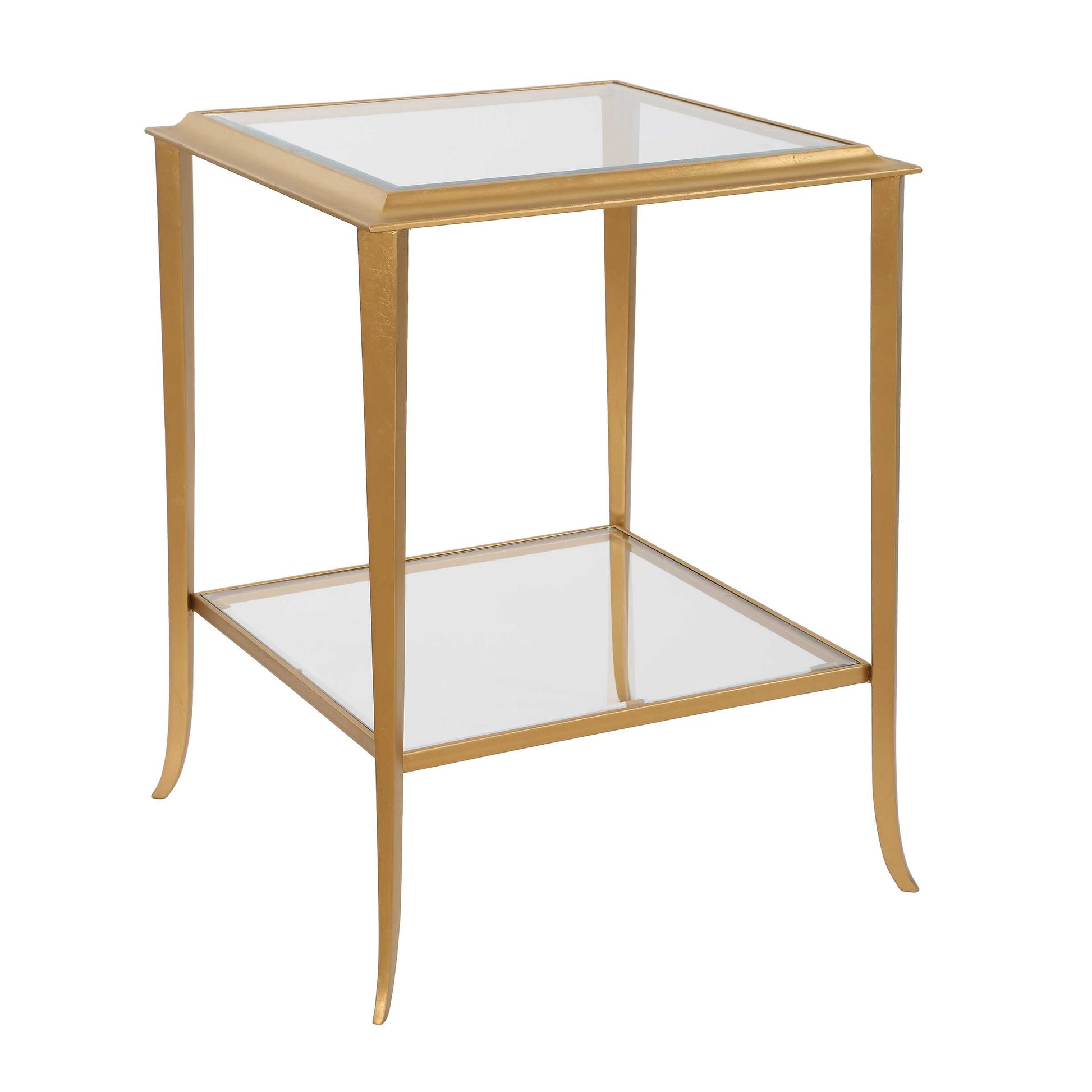 Zennor Gold Iron End Table