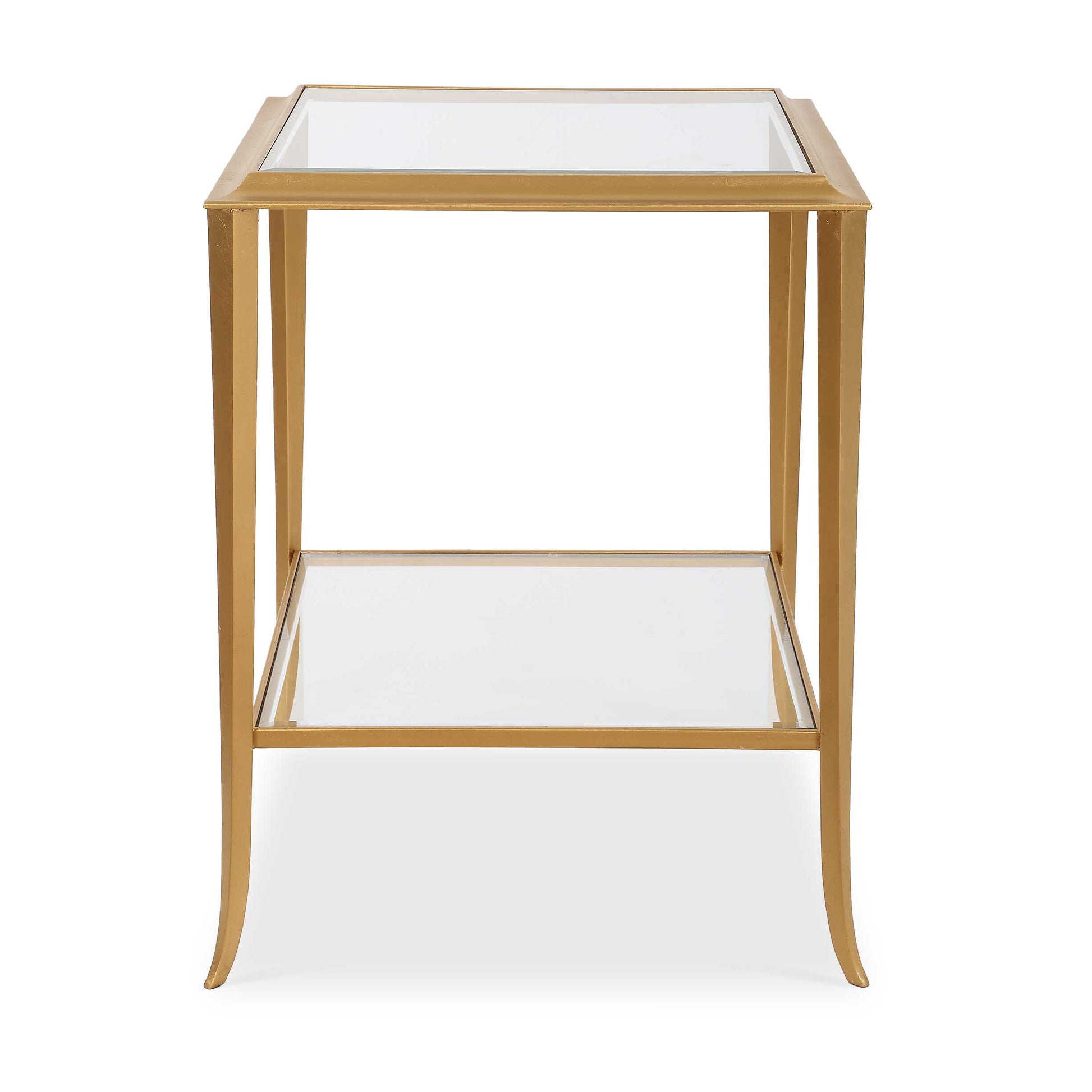 Zennor Gold Iron End Table