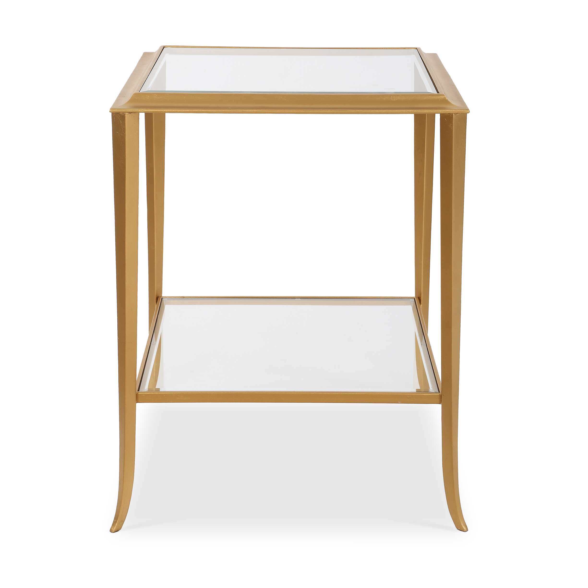 Zennor Gold Iron End Table