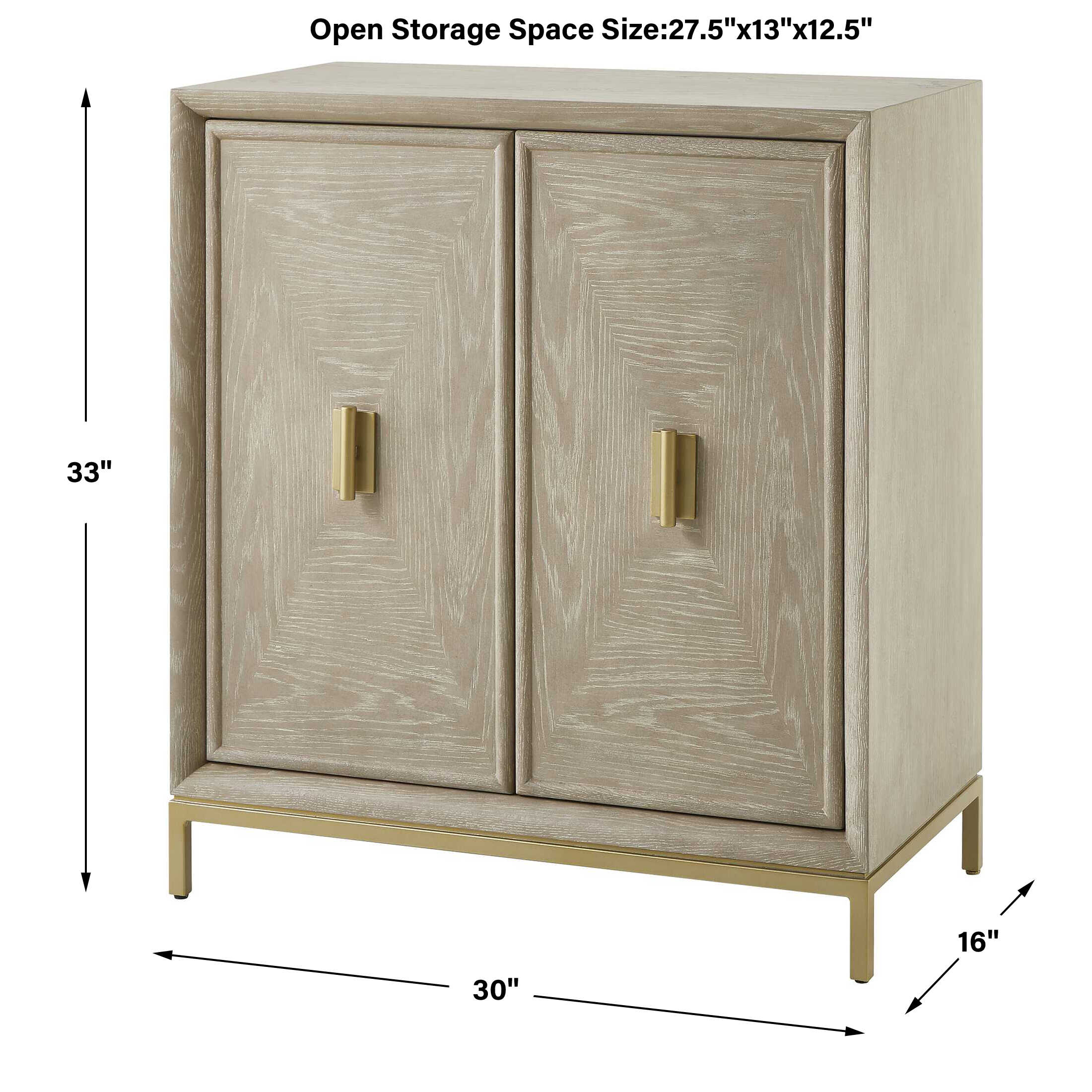 Uttermost Alessia Washed 2 Door Cabinet