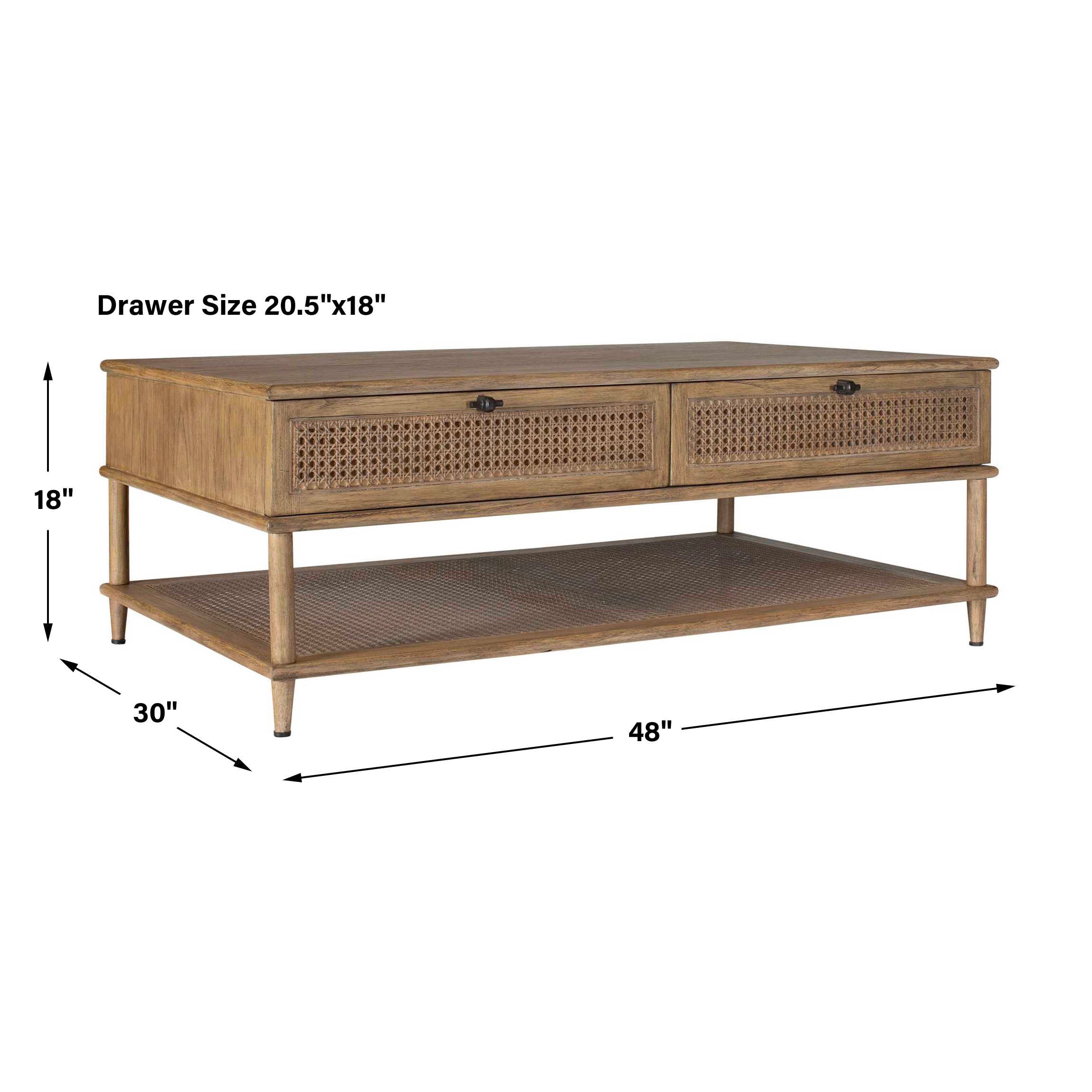 Uttermost Coast Mid-Century Coffee Table