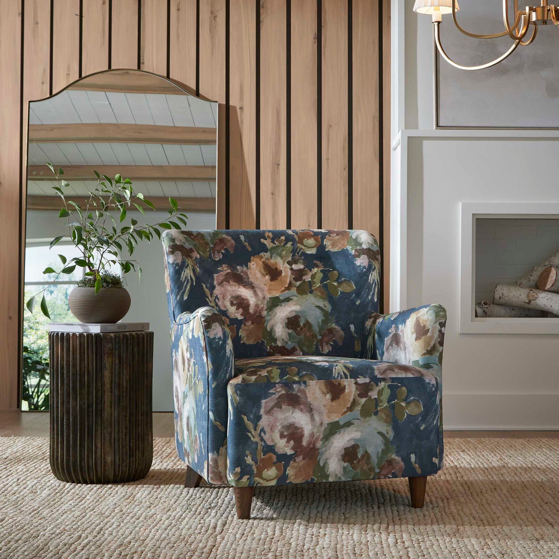 Uttermost Lainey Floral Upholstered Armchair