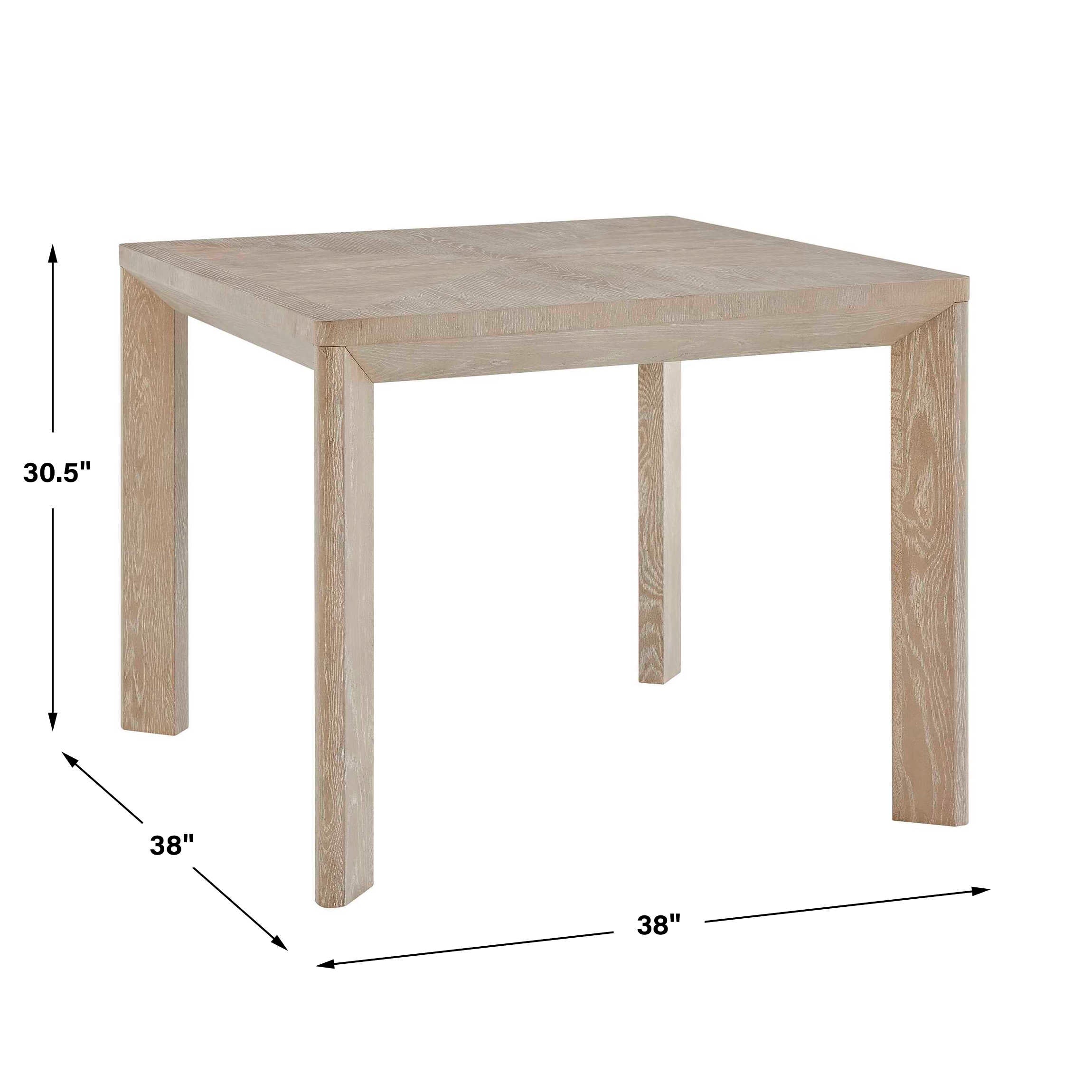 Uttermost Noval Square Dining Game Table