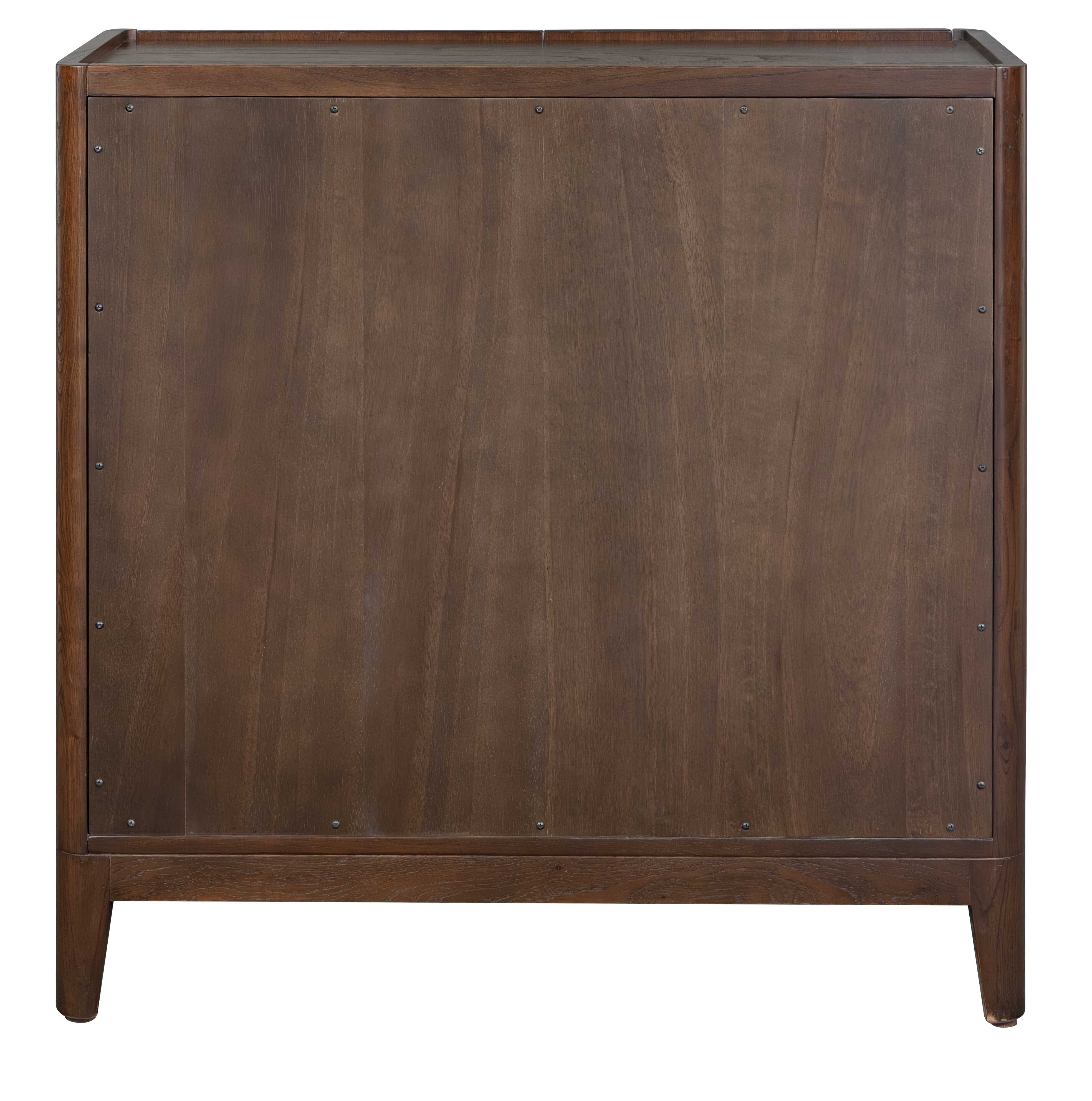 Uttermost On The Block 2 Door Walnut Cabinet