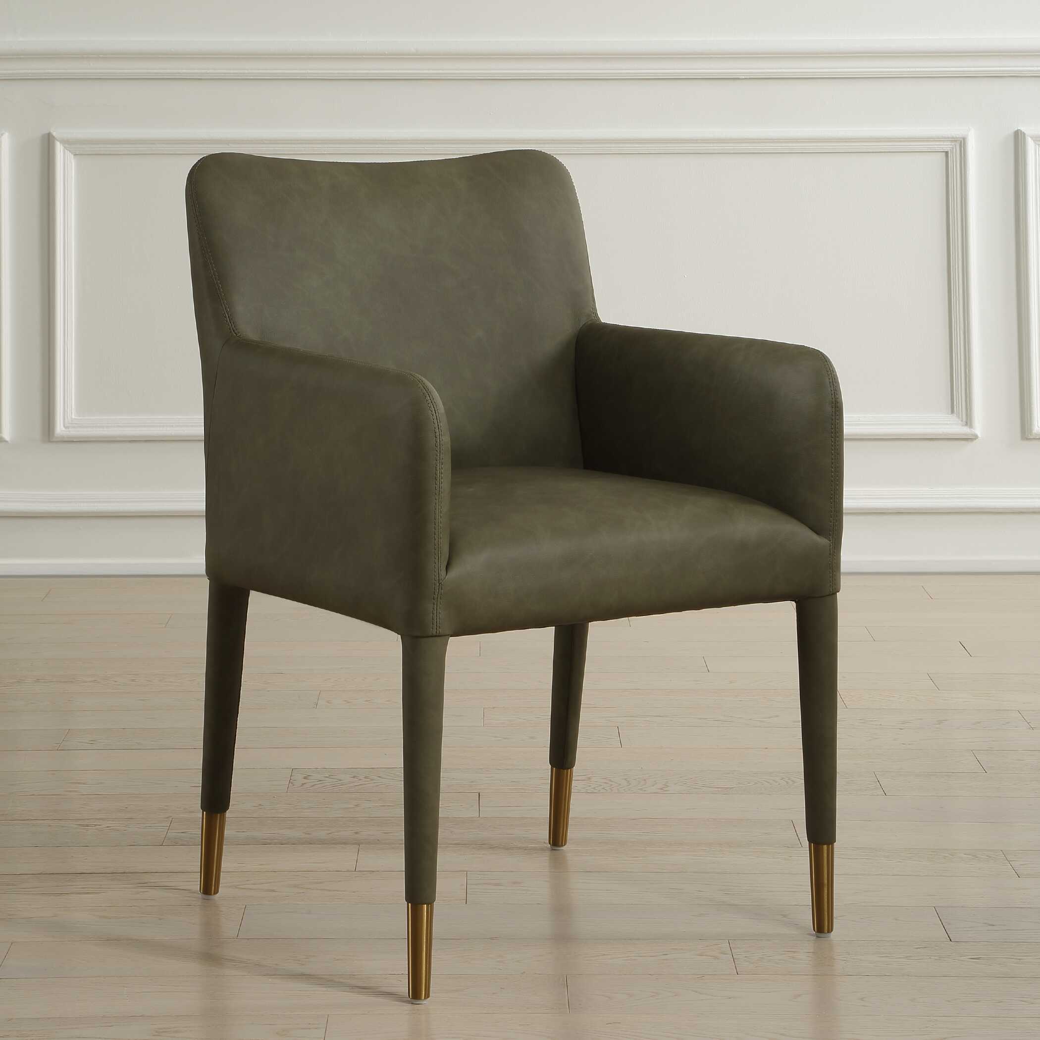 Uttermost Conifer Pine Dining Armchair