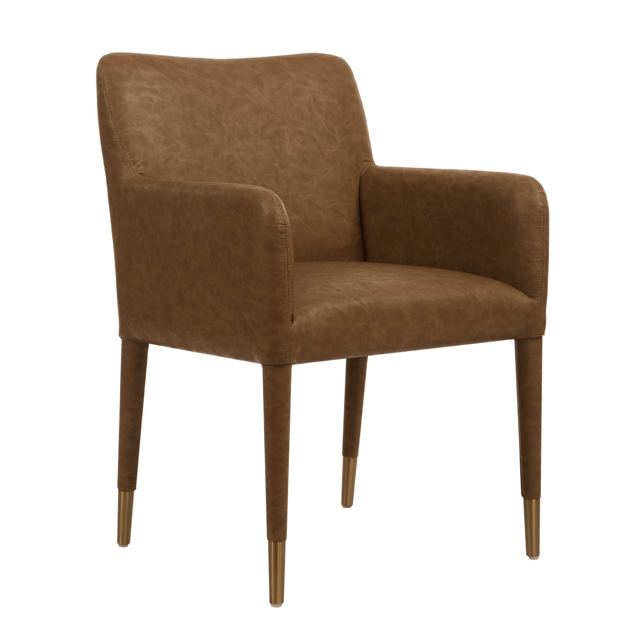 Uttermost Conifer Camel Dining Armchair