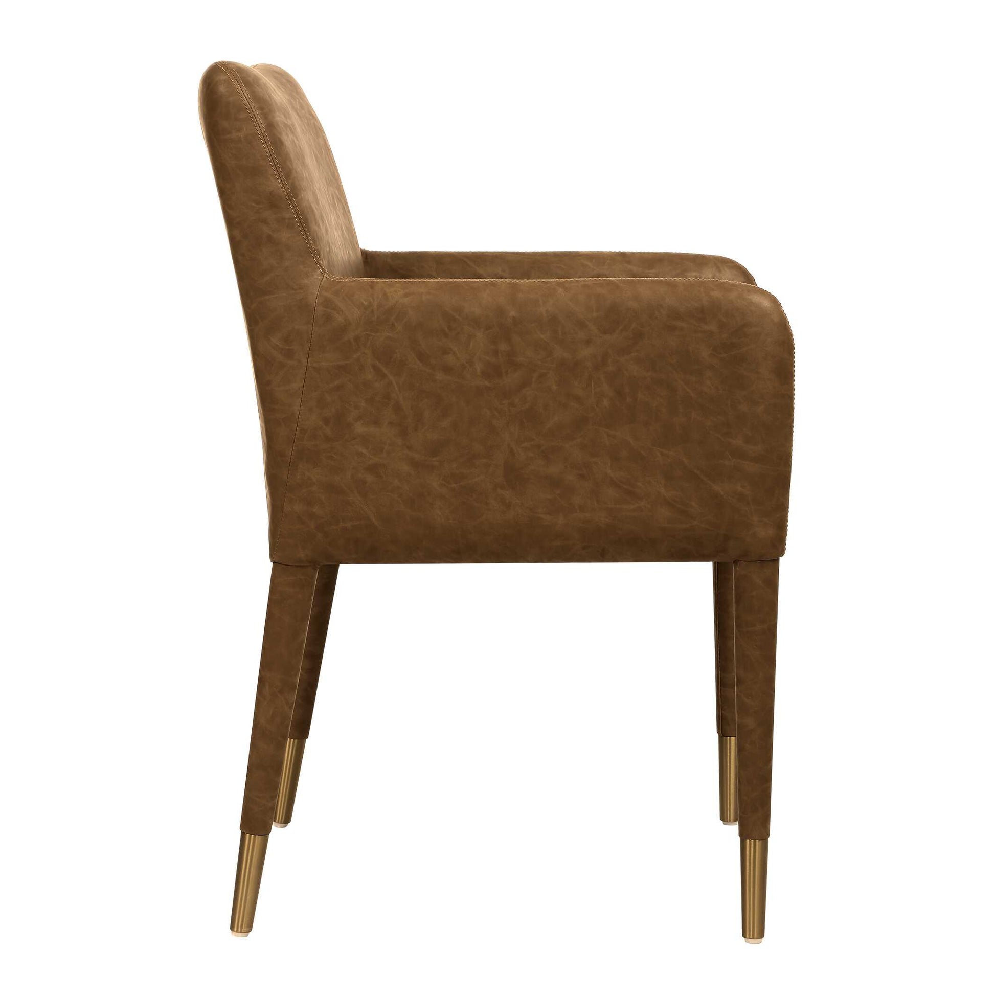 Uttermost Conifer Camel Dining Armchair