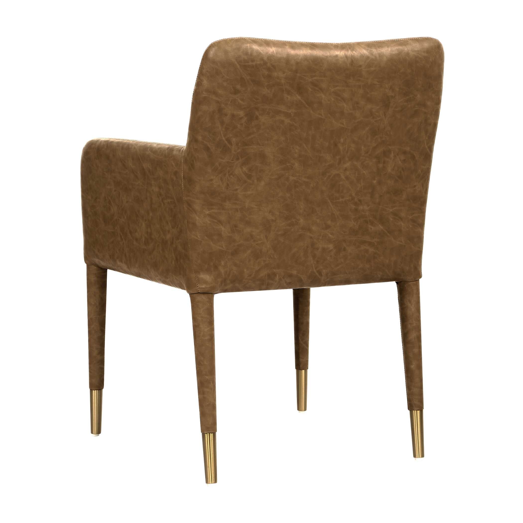 Uttermost Conifer Camel Dining Armchair