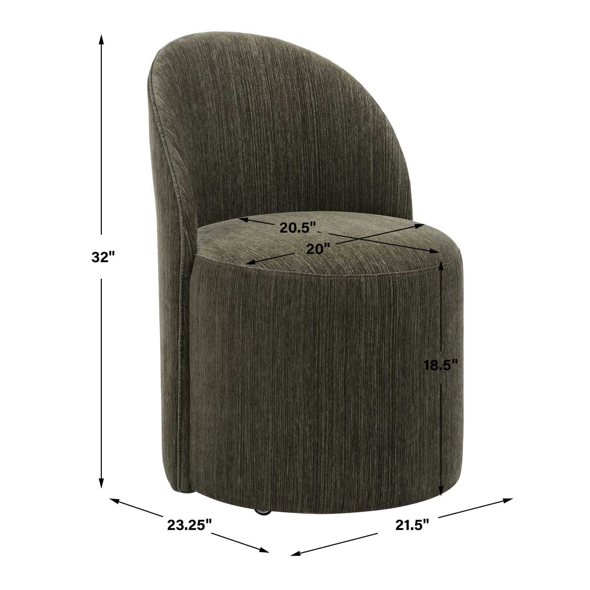 Uttermost Roll With It Herb Dining Chair
