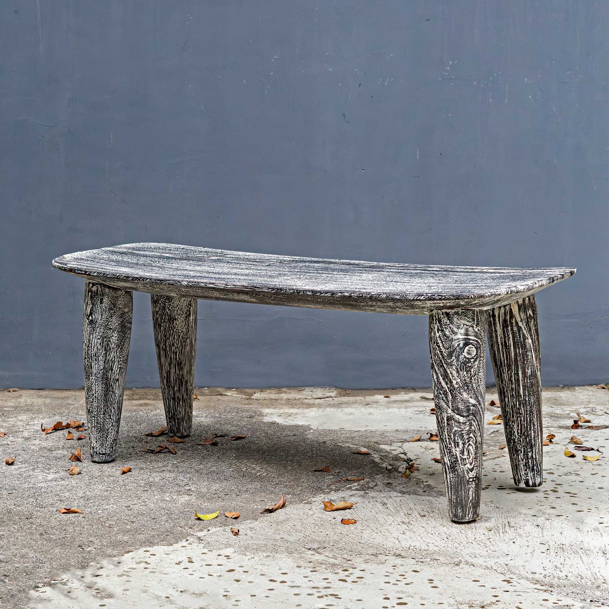 Uttermost Fade To Black Wood Bench