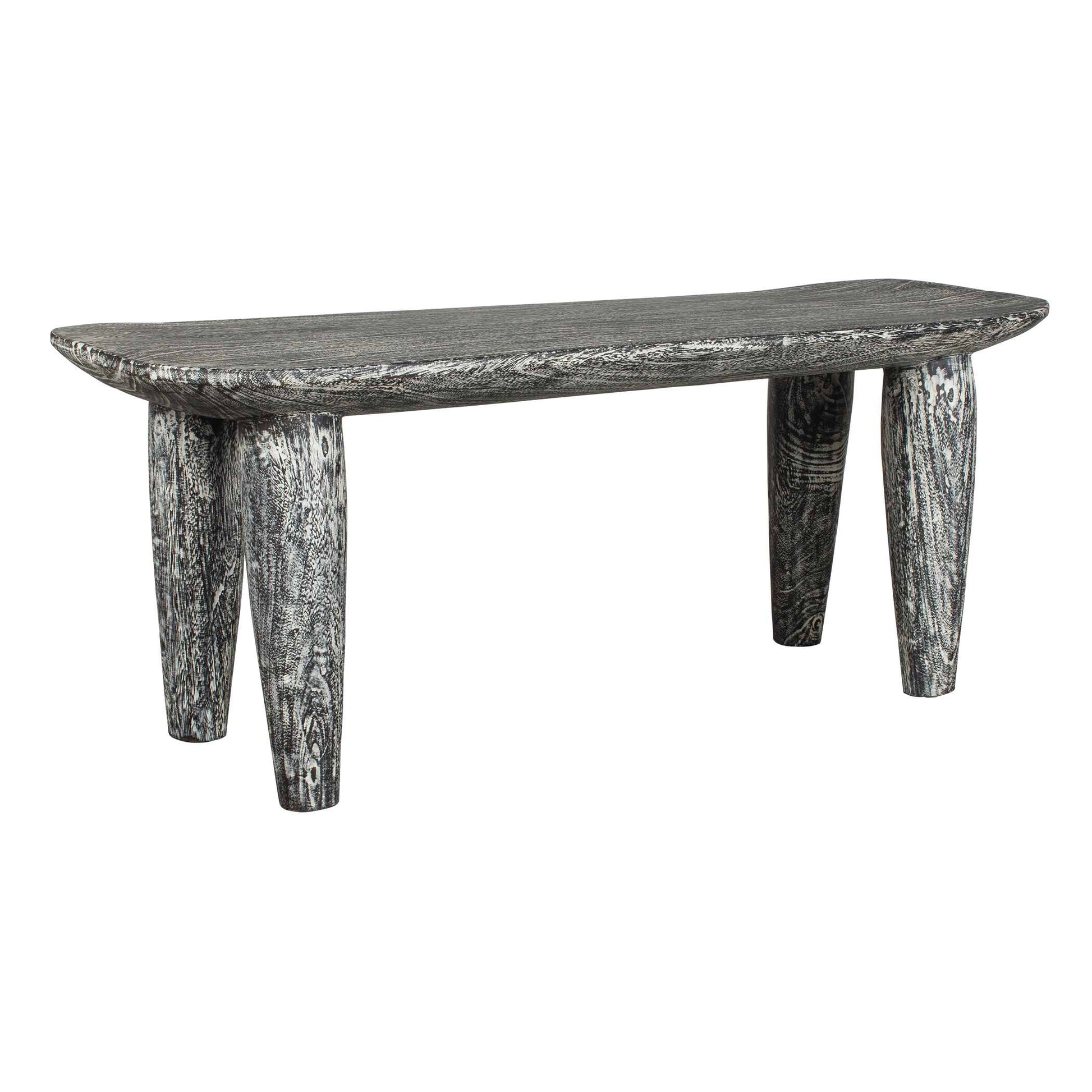 Uttermost Fade To Black Wood Bench