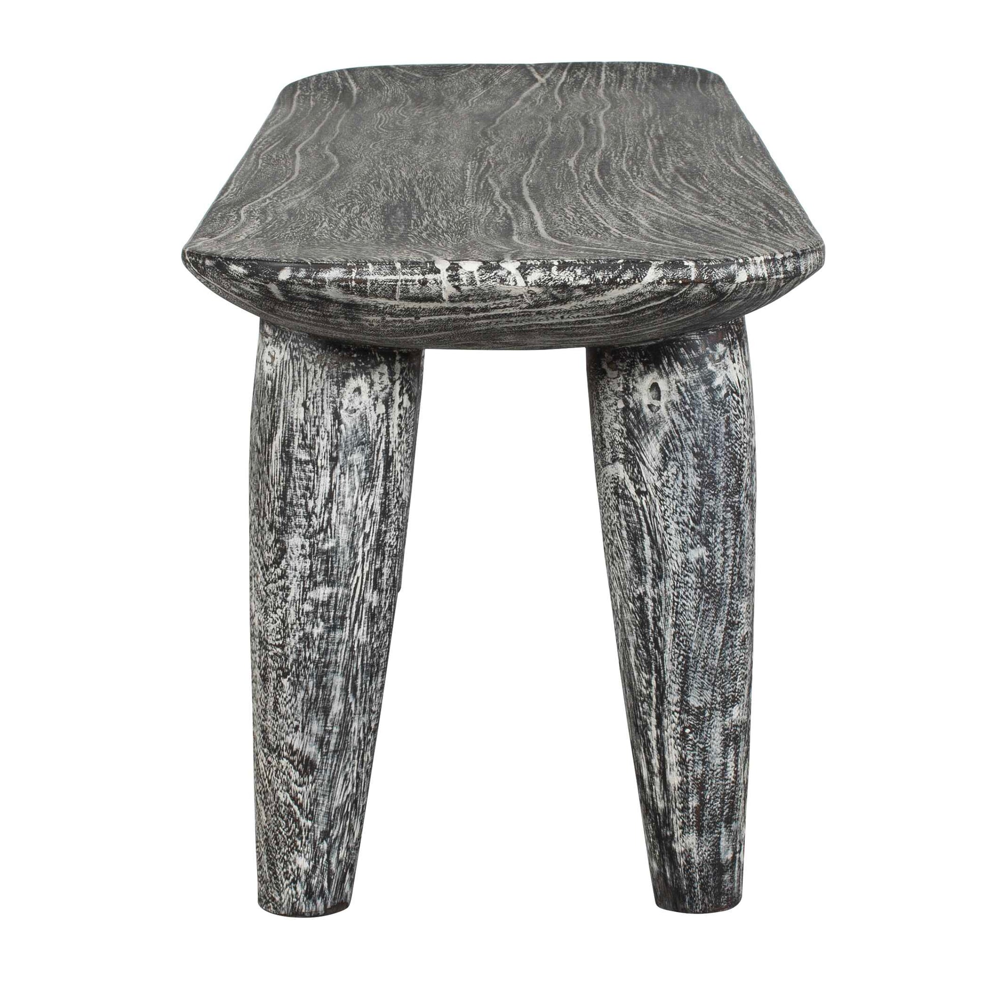 Uttermost Fade To Black Wood Bench