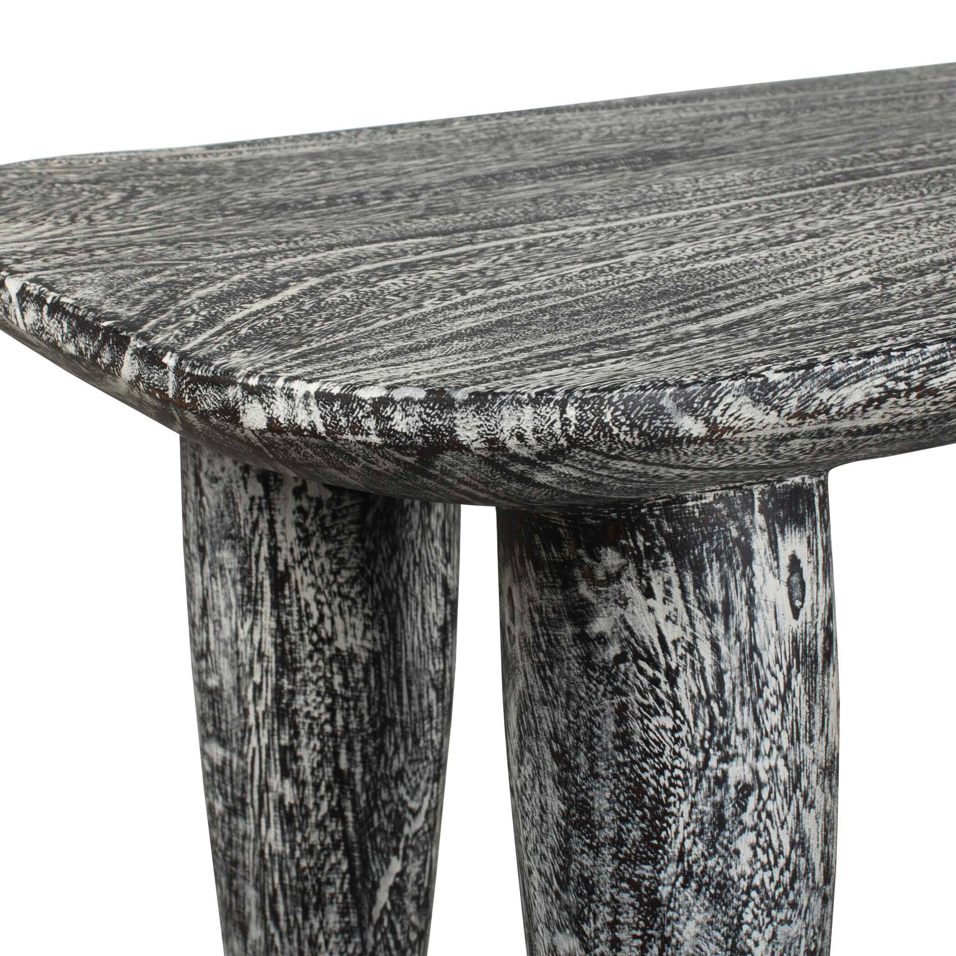 Uttermost Fade To Black Wood Bench
