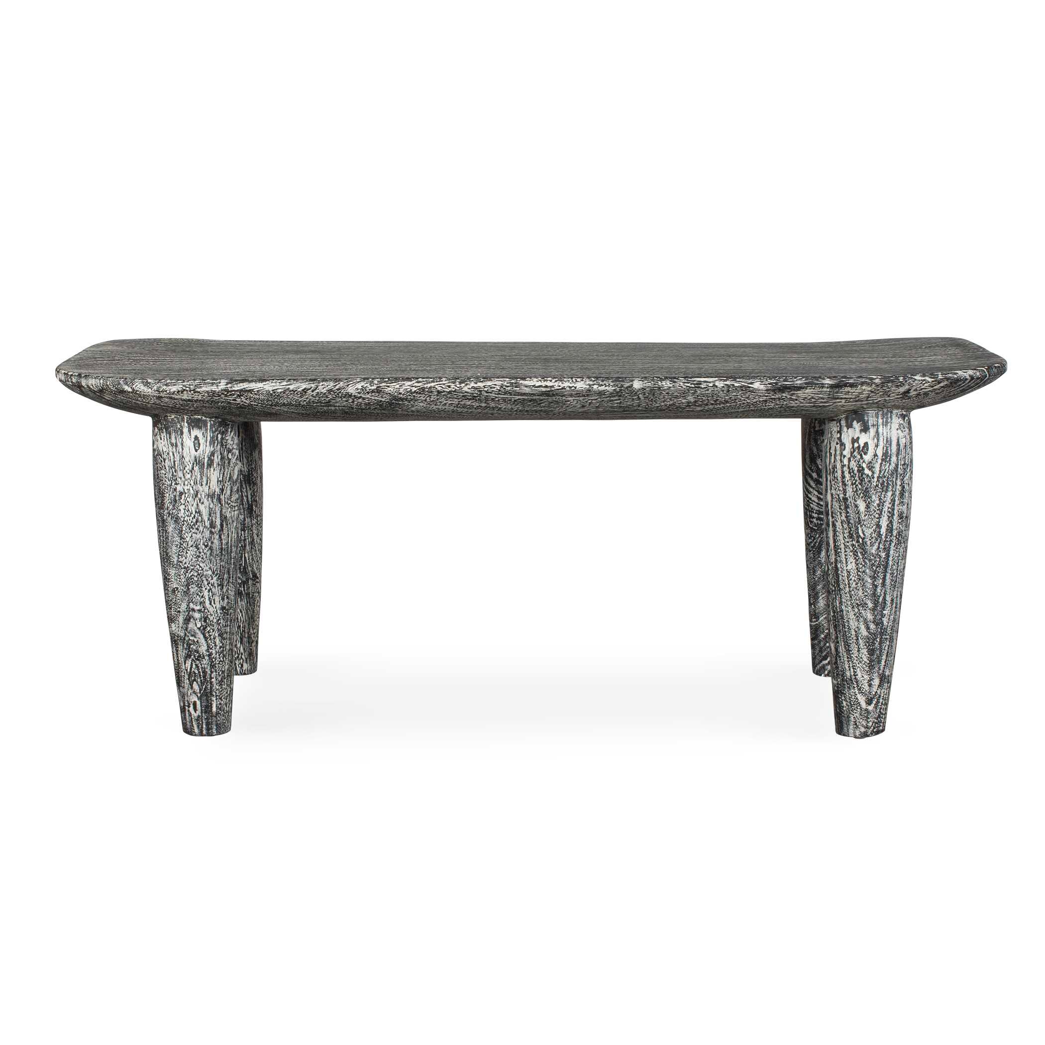 Uttermost Fade To Black Wood Bench