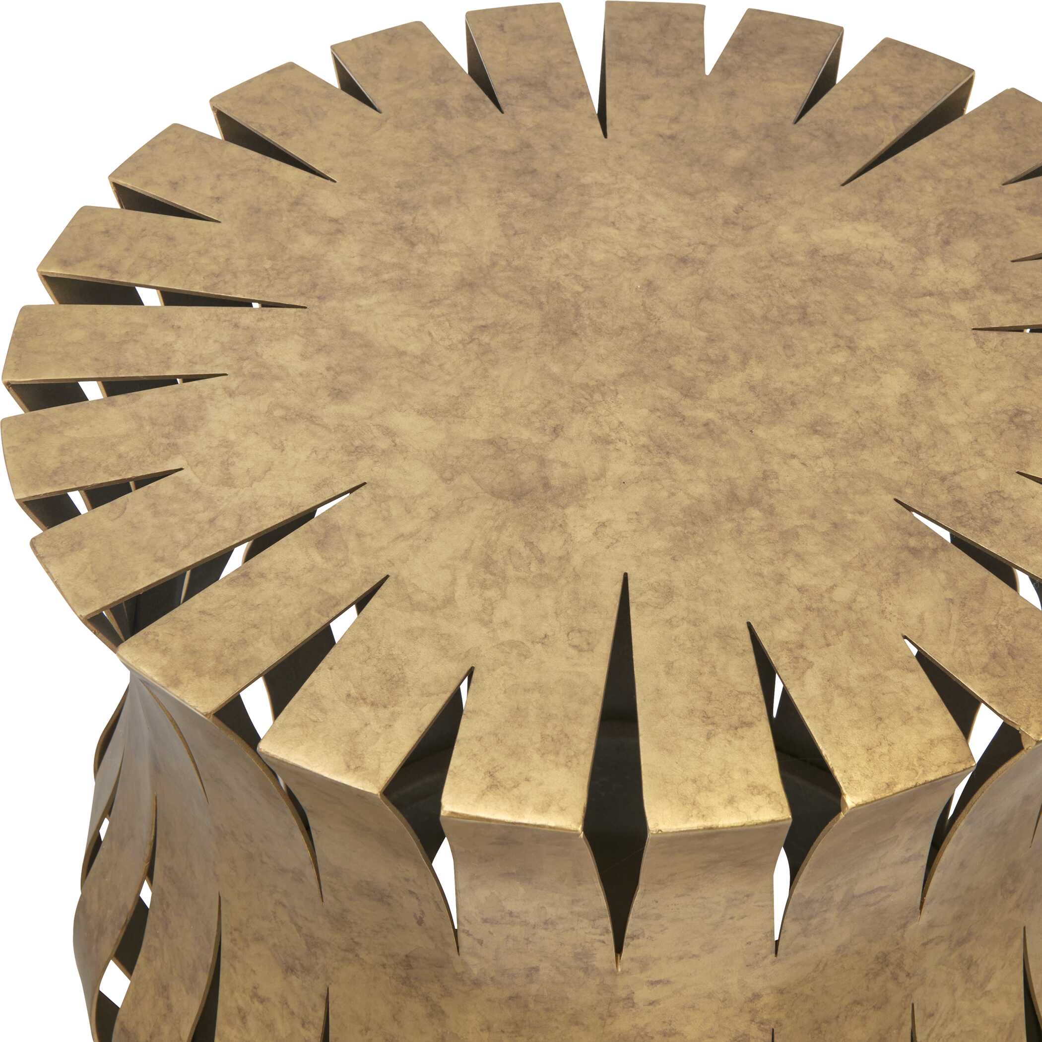 Uttermost Arida Aged Gold Accent Table