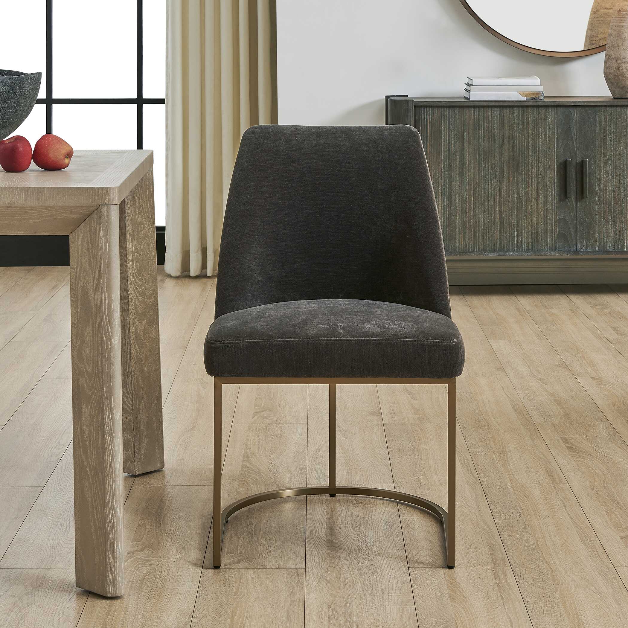 Uttermost Hanni Gray Upholstered Dining Chair