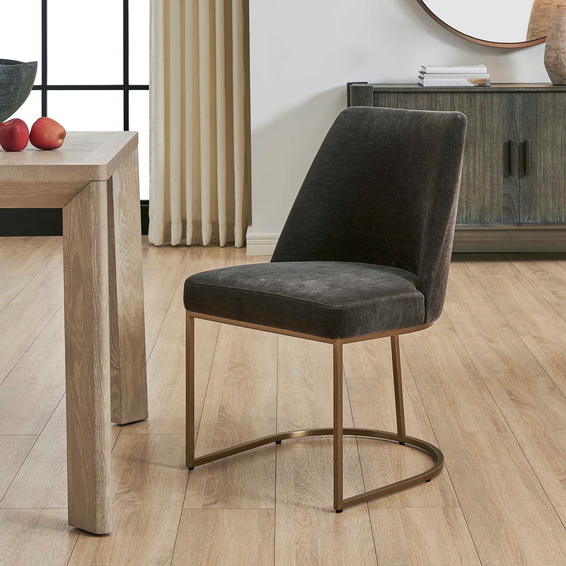 Uttermost Hanni Gray Upholstered Dining Chair