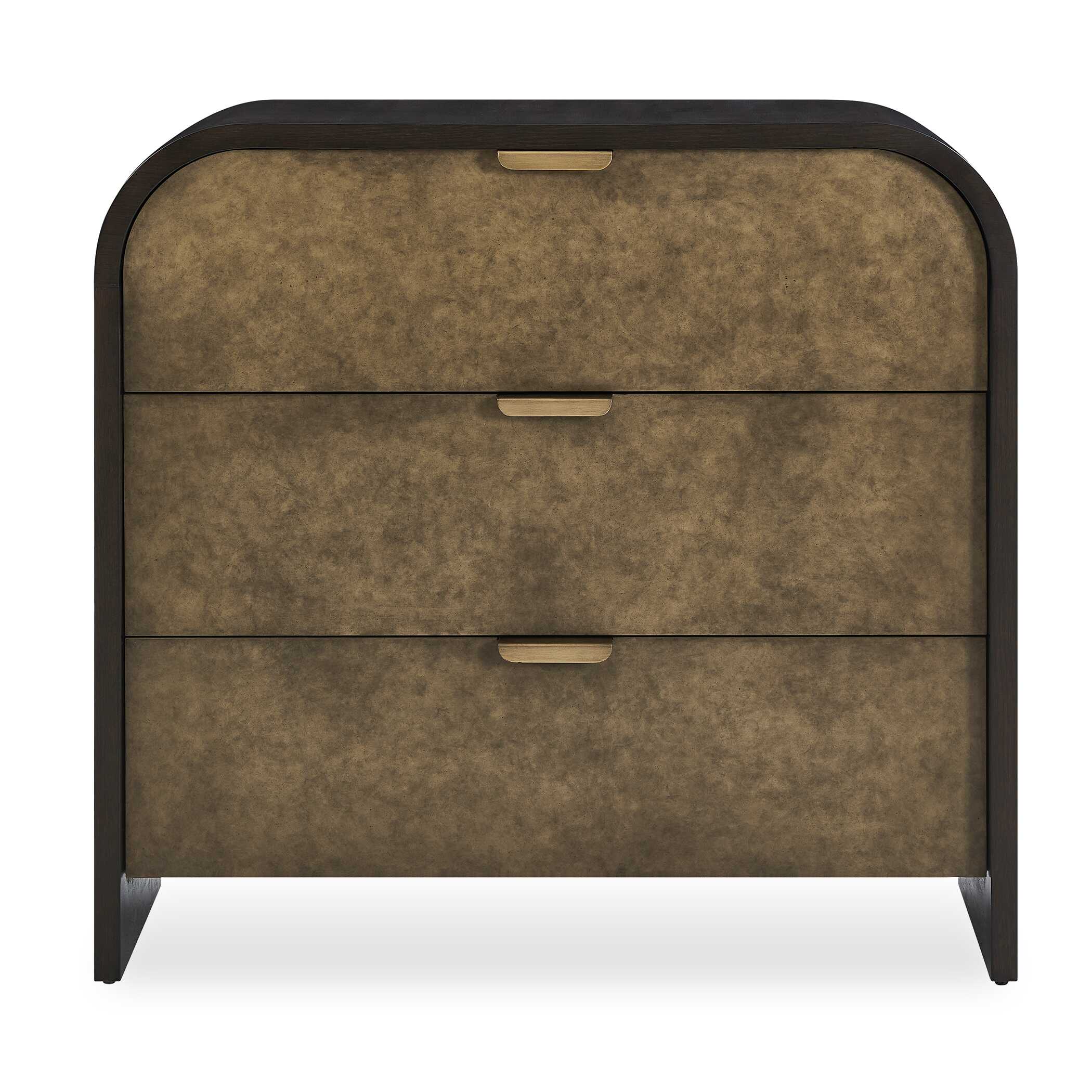 Uttermost Byrams 3 Drawer Oak Chest