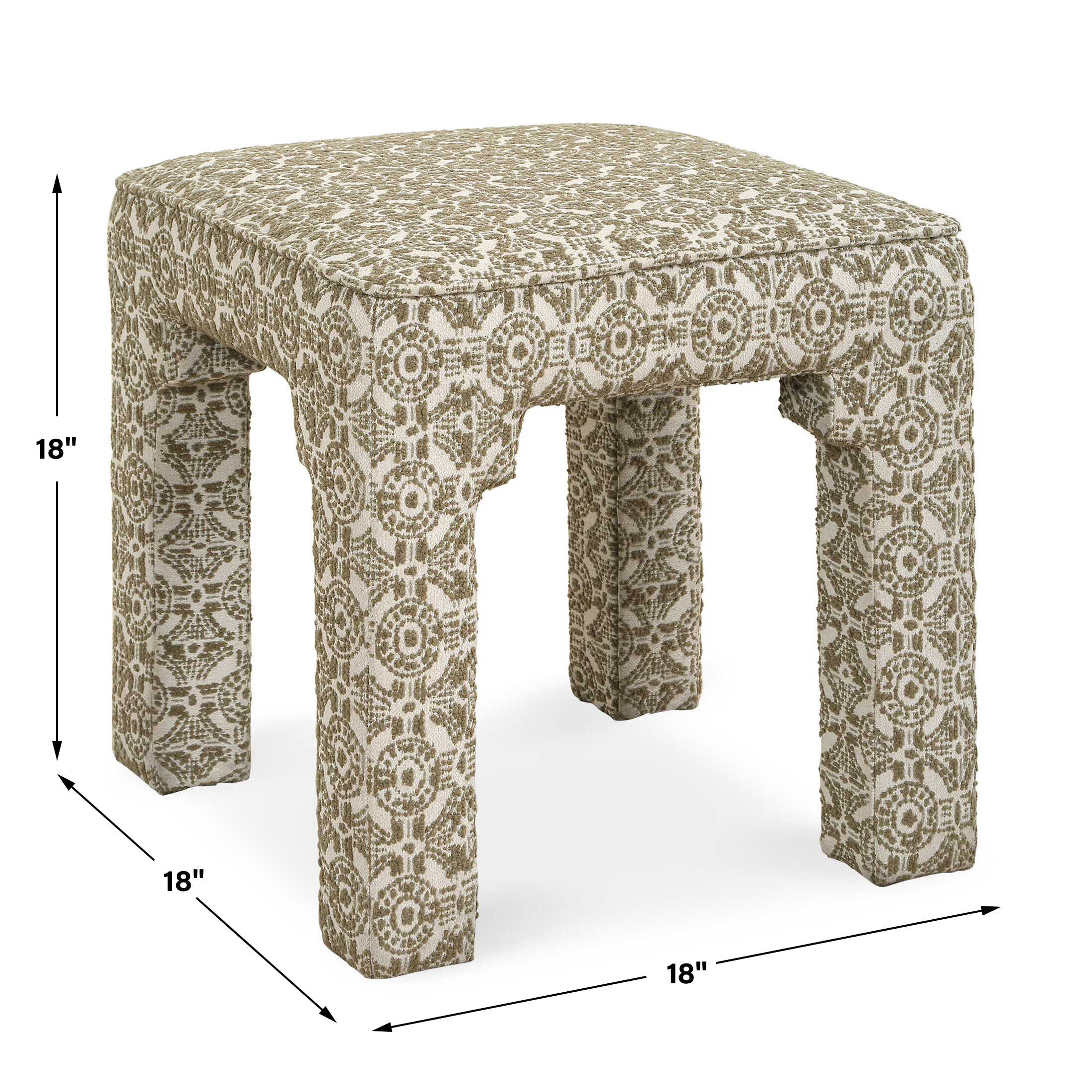 Uttermost Satoria Upholstered Small Bench