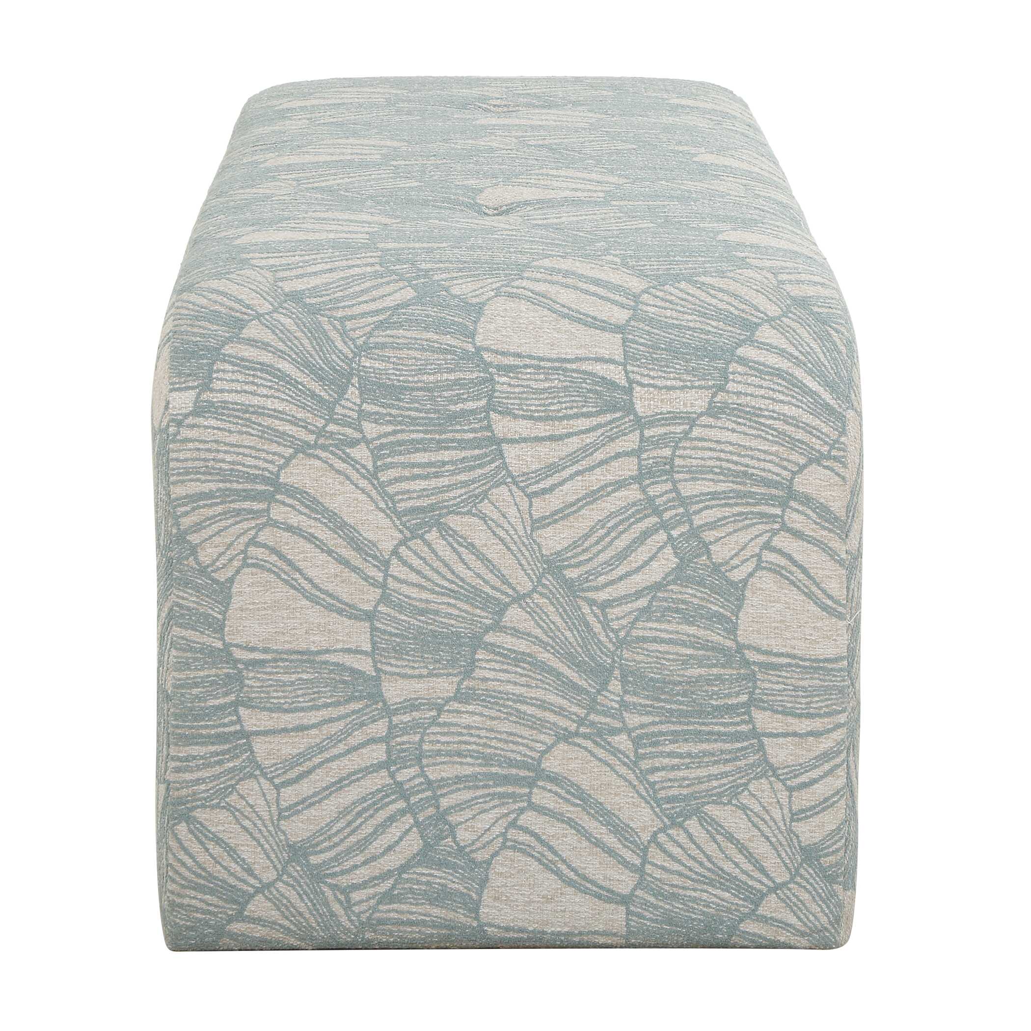Uttermost Amie Spa Blue Bench