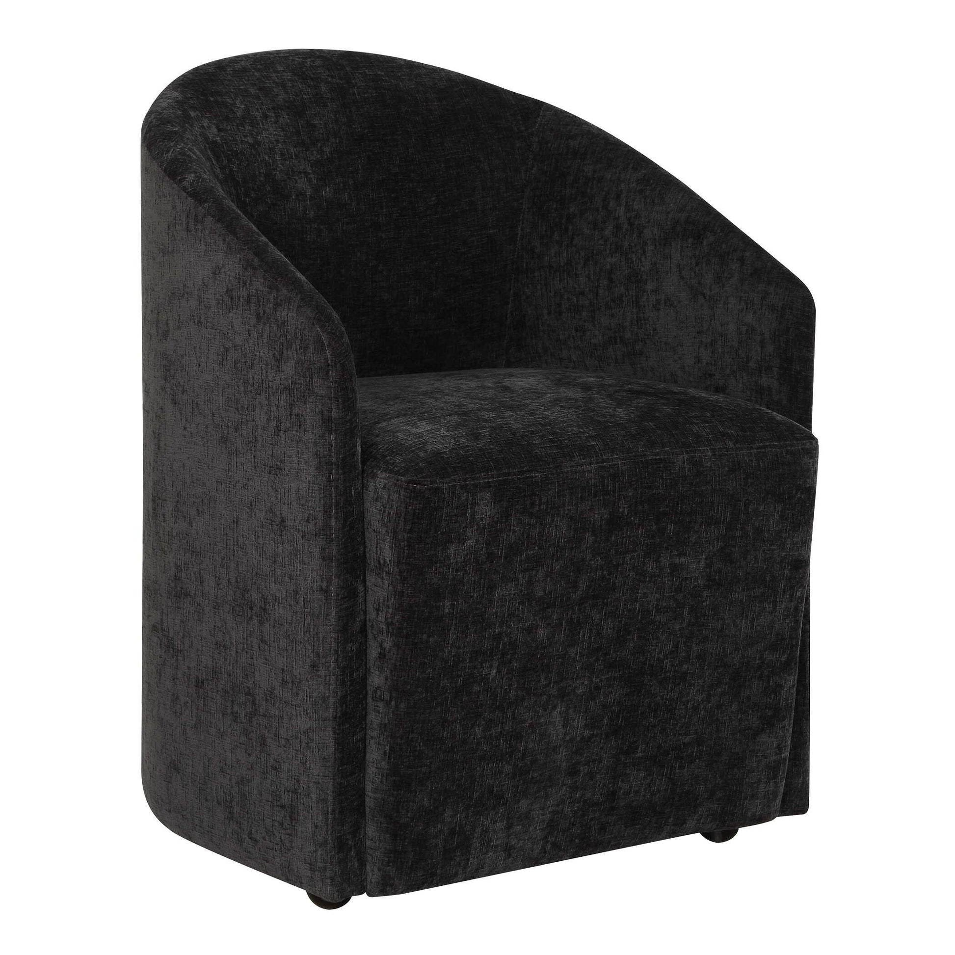 Uttermost Harbor Charcoal Dining Chair