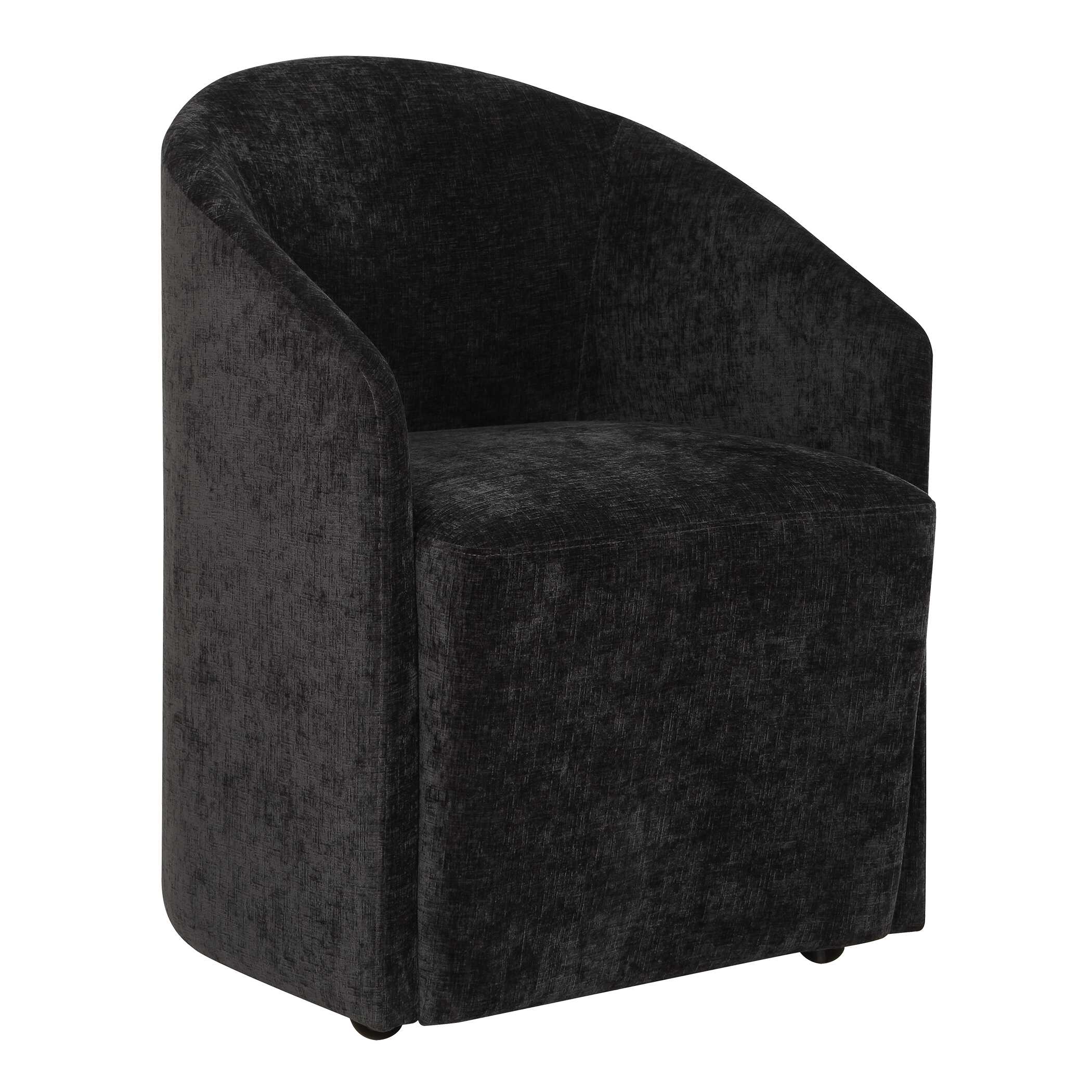 Uttermost Harbor Charcoal Dining Chair