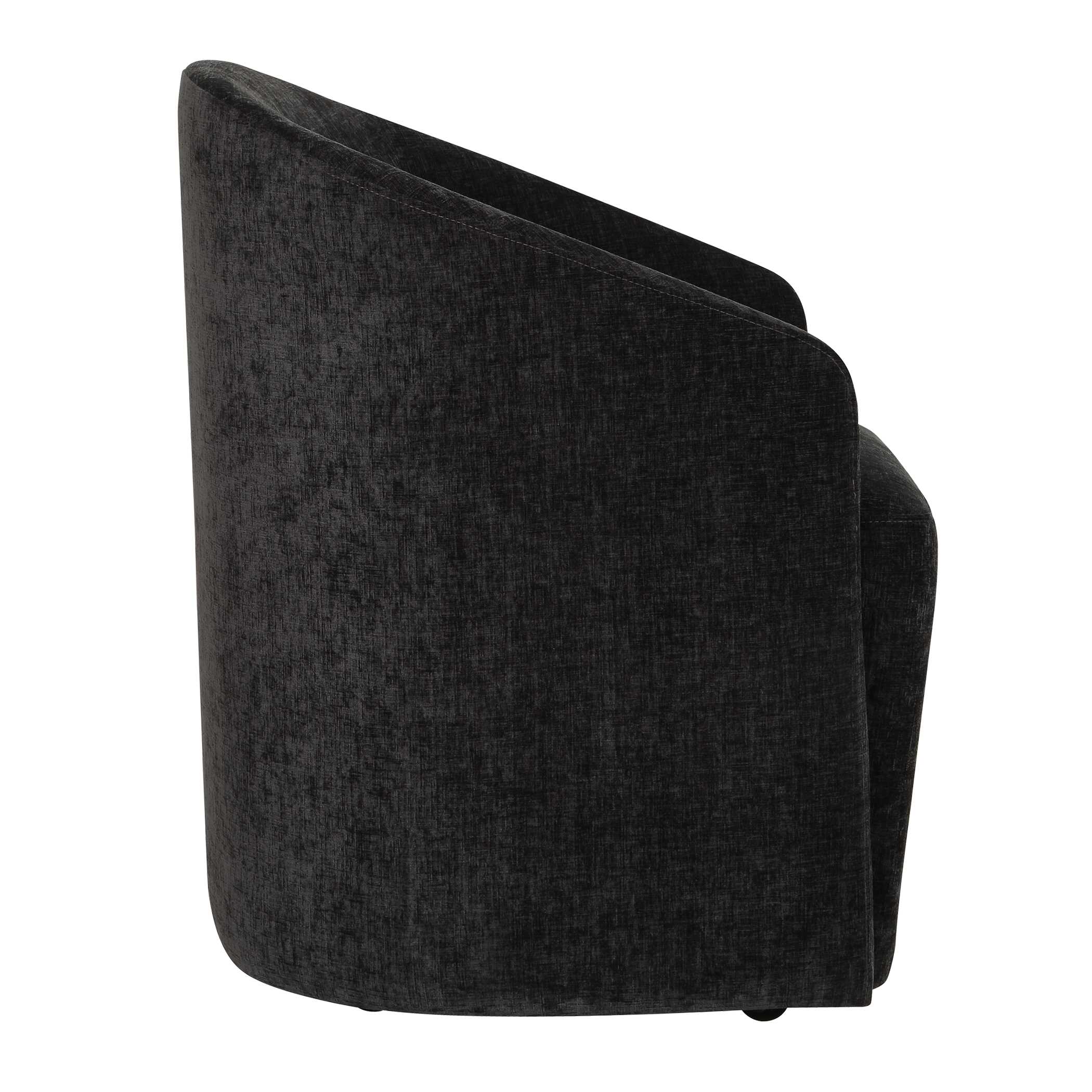 Uttermost Harbor Charcoal Dining Chair