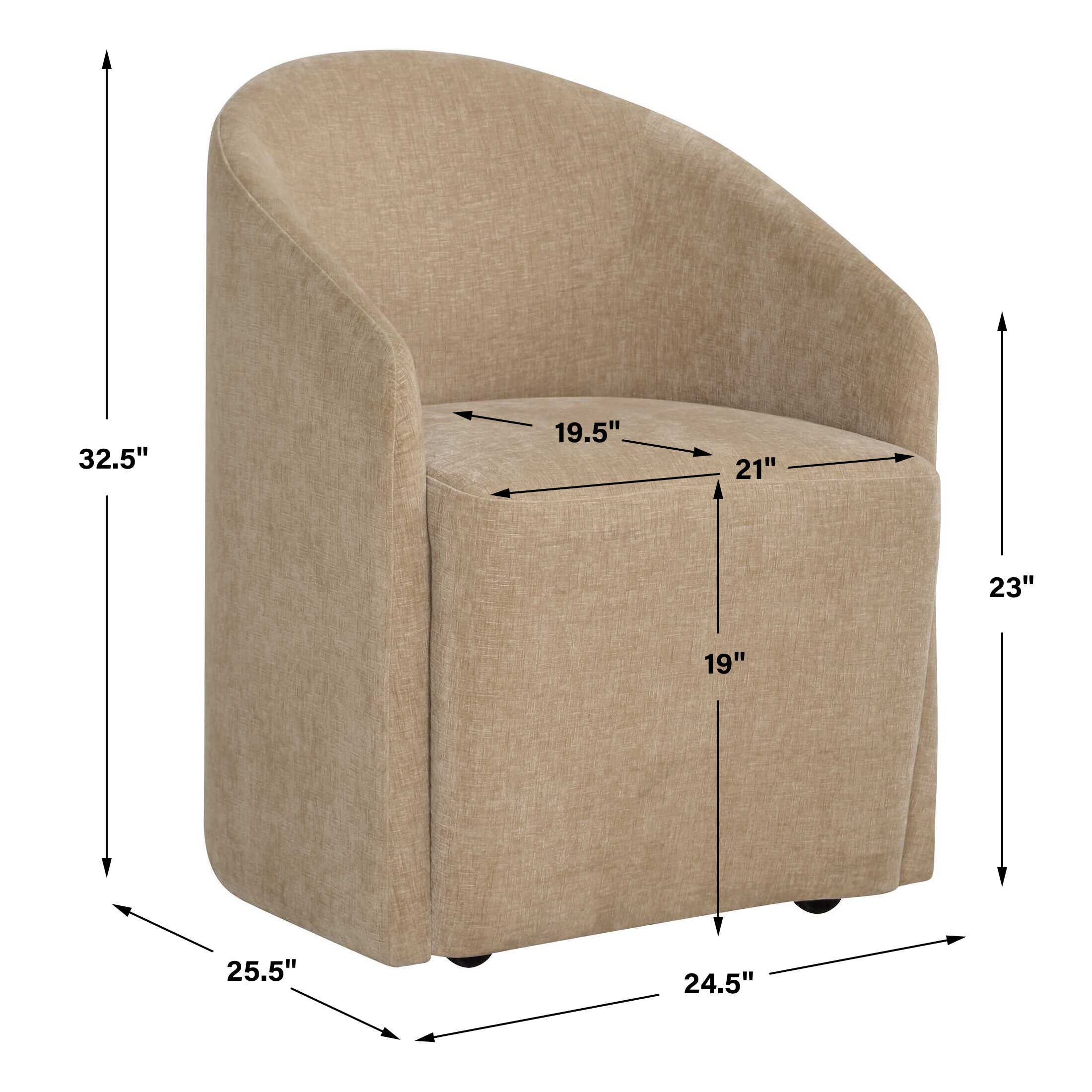 Uttermost Harbor Flax Dining Chair